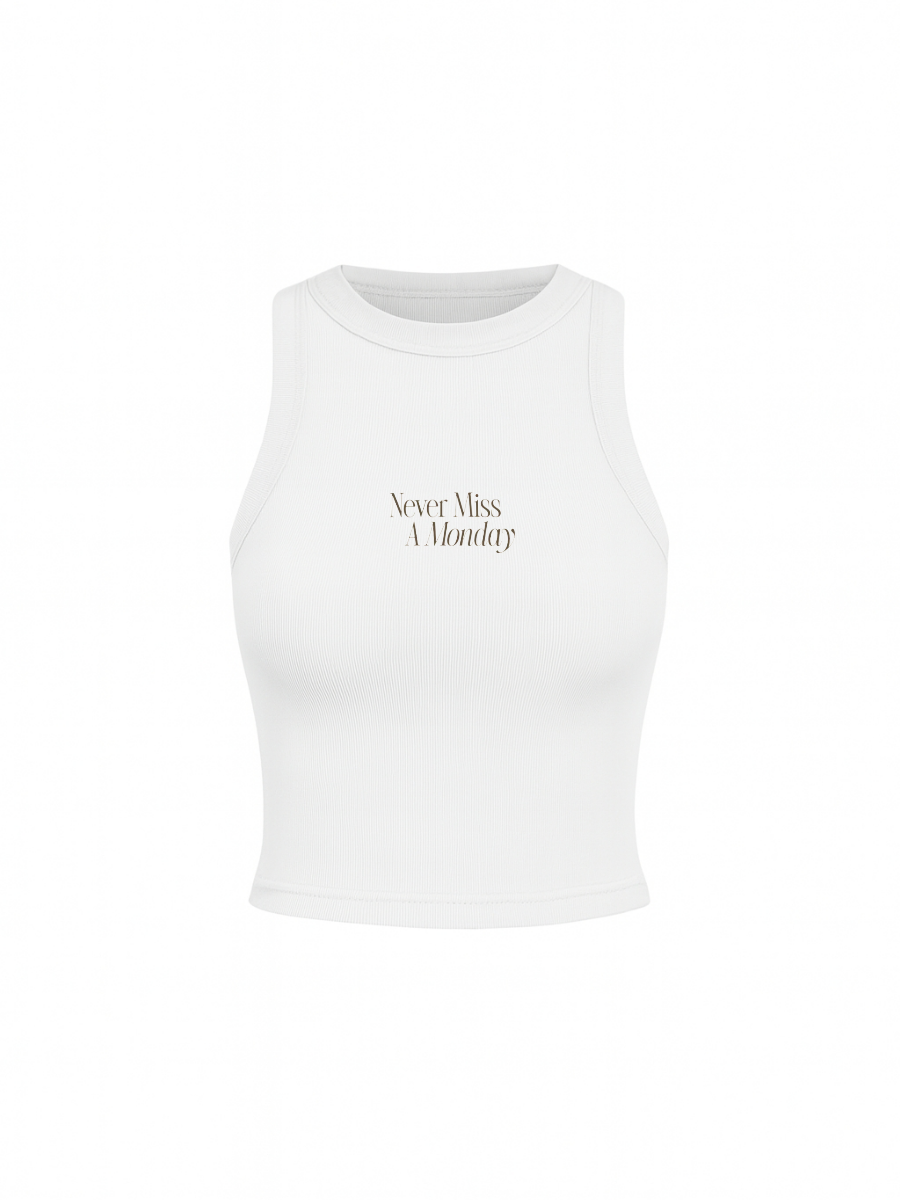 Never Miss A Monday Cropped Tank