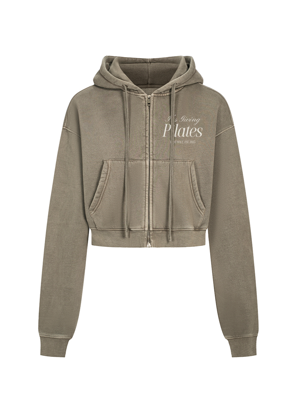It's Giving Pilates Cropped Hoodie