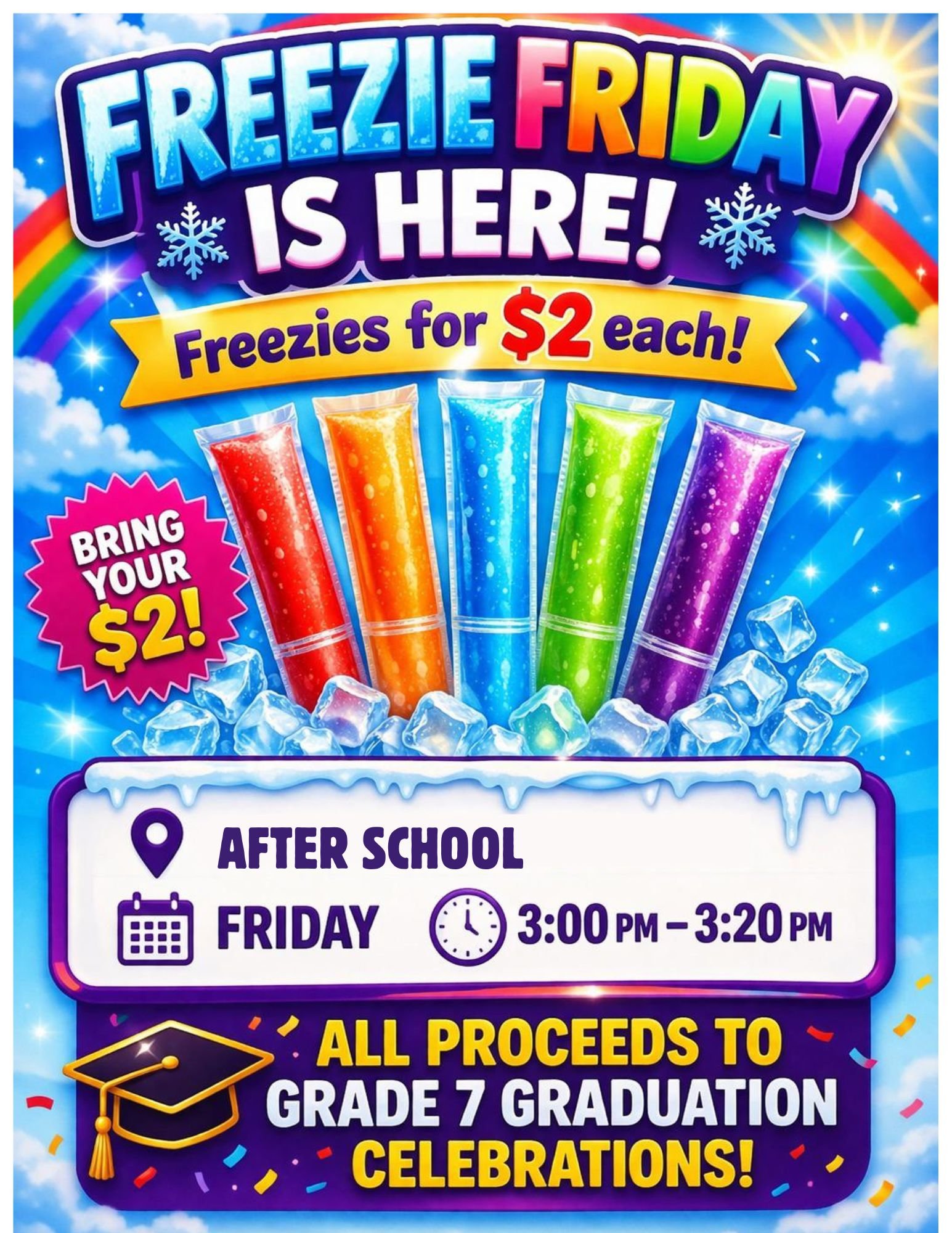 EVERY FRIDAY AFTER SCHOOL - Bring a TOONIE!