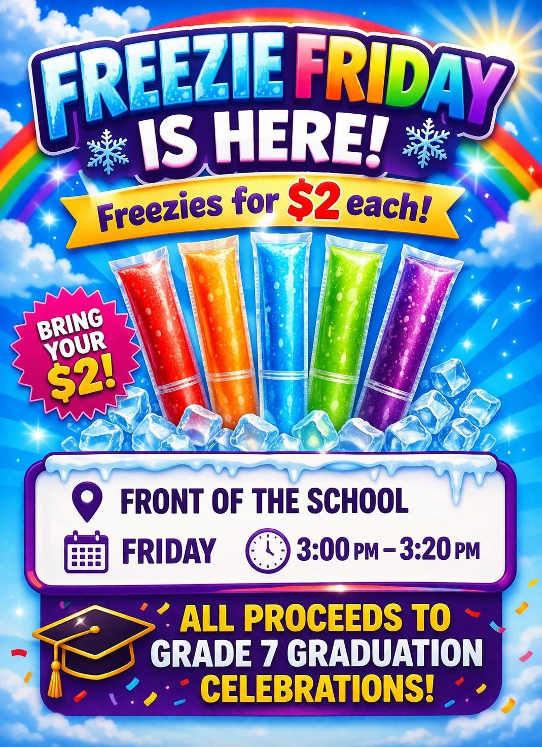 STARTS FRIDAY APRIL 17th -- BRING A TOONIE EVERY FRIDAY!