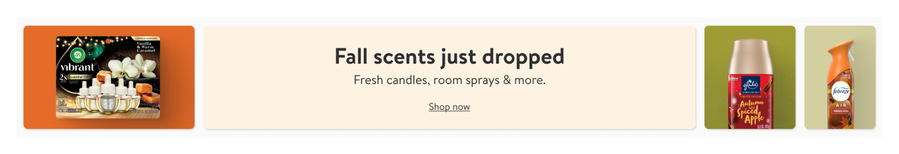 Fall aircare skinny banner