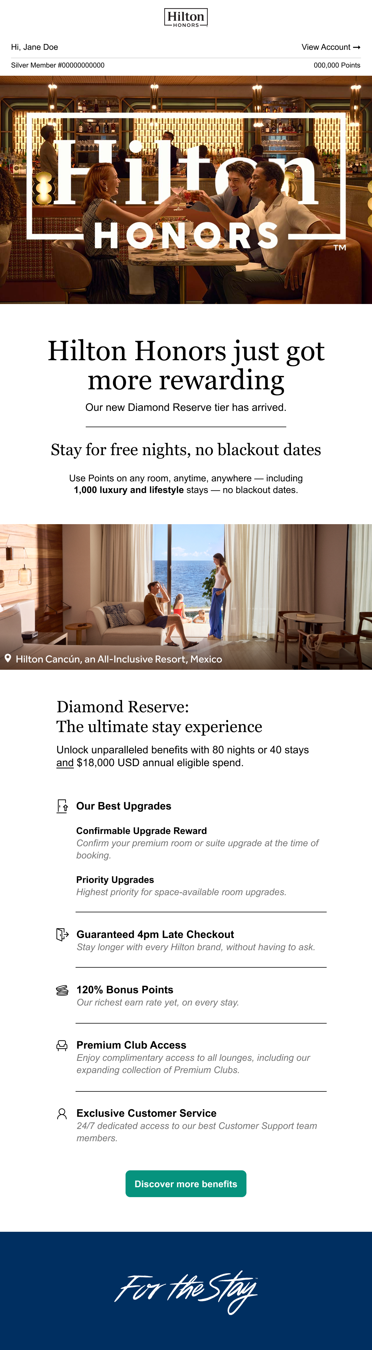 Hilton Diamond through 2027 email