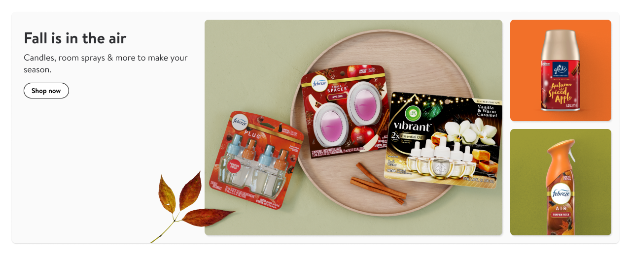 Fall aircare hero banner