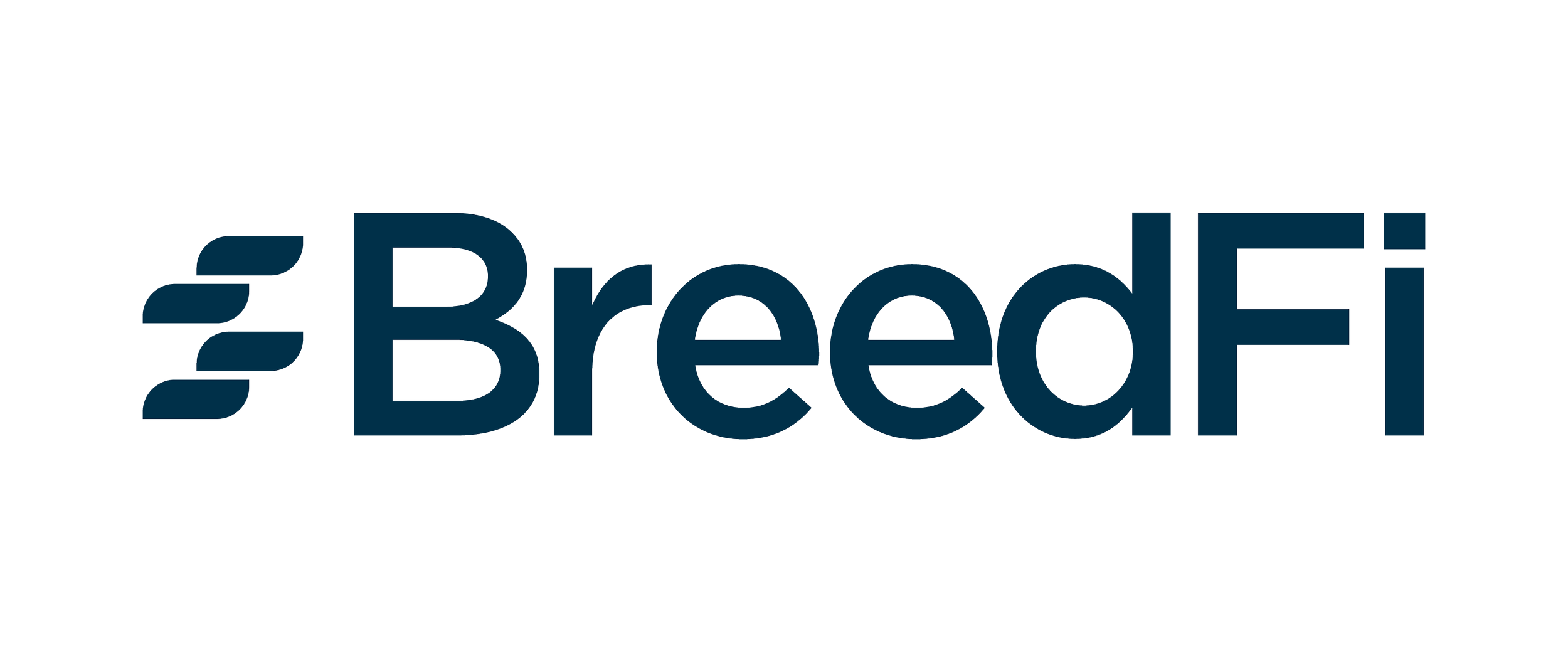 BreedFi logo in navy