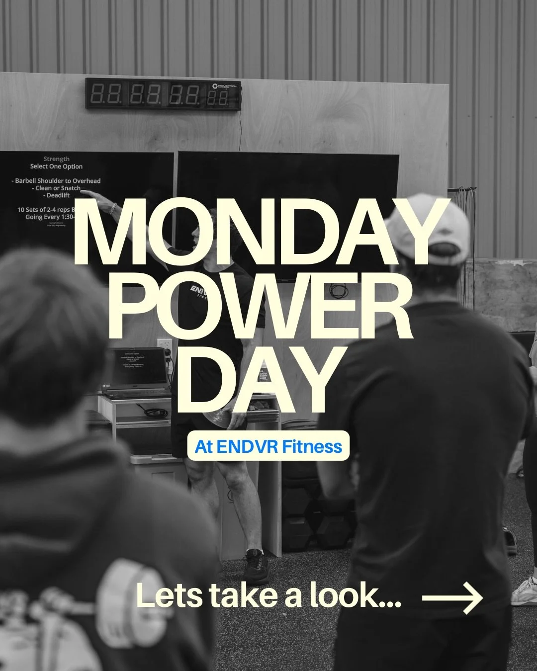 What Mondays look like at ENDVR Fitness 💥 

We include power development training because it helps turn strength into speed, coordination, and athletic movement.

Keep swiping to see example movement videos (this was last Mondays exact program) toda