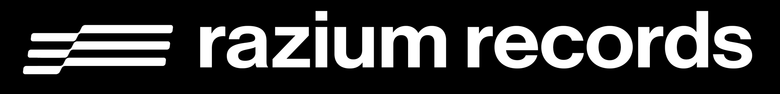 Razum Records logo in black and white.