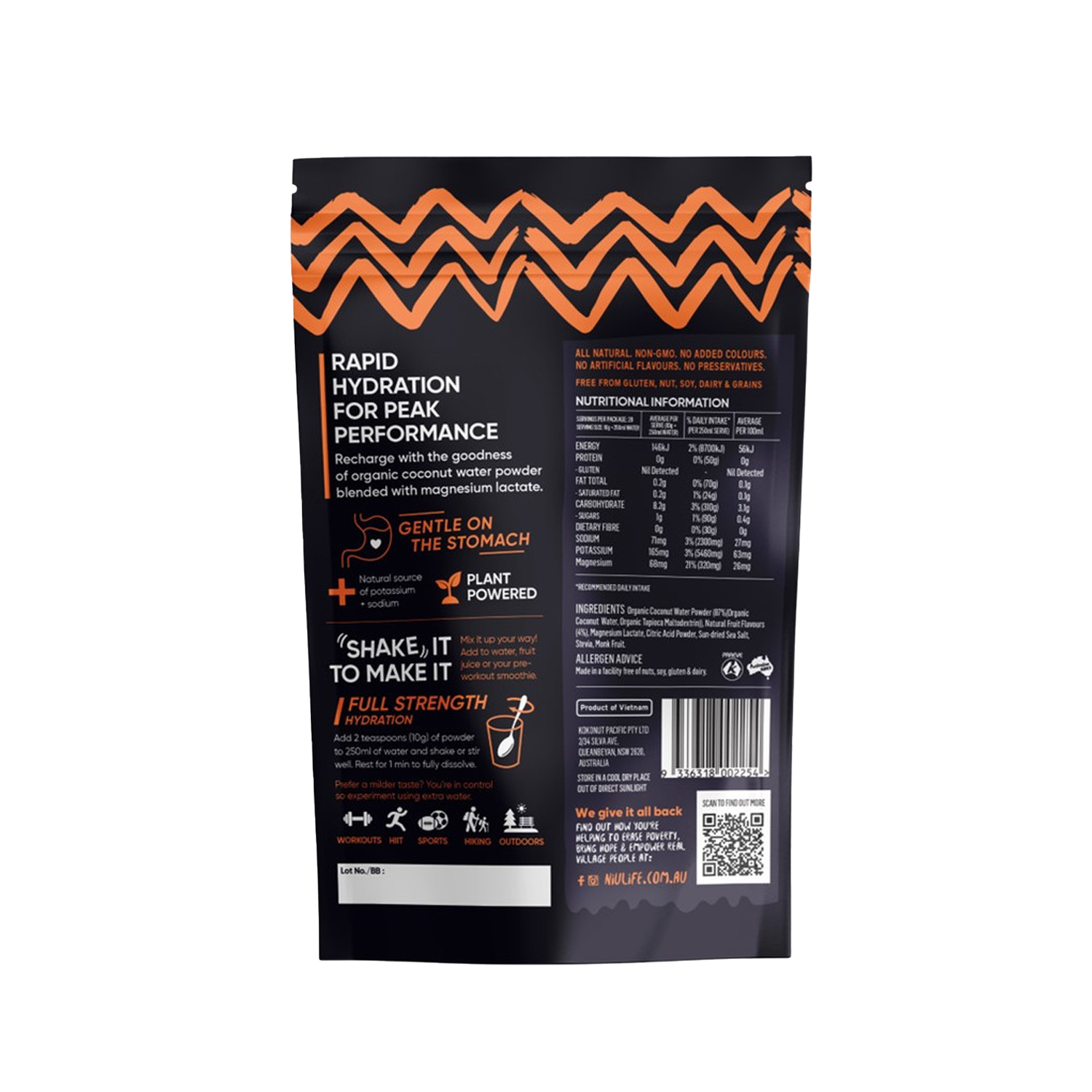 NIULIFE COCONUT WATER ELECTROLYTE POWDER INFORMATION.png