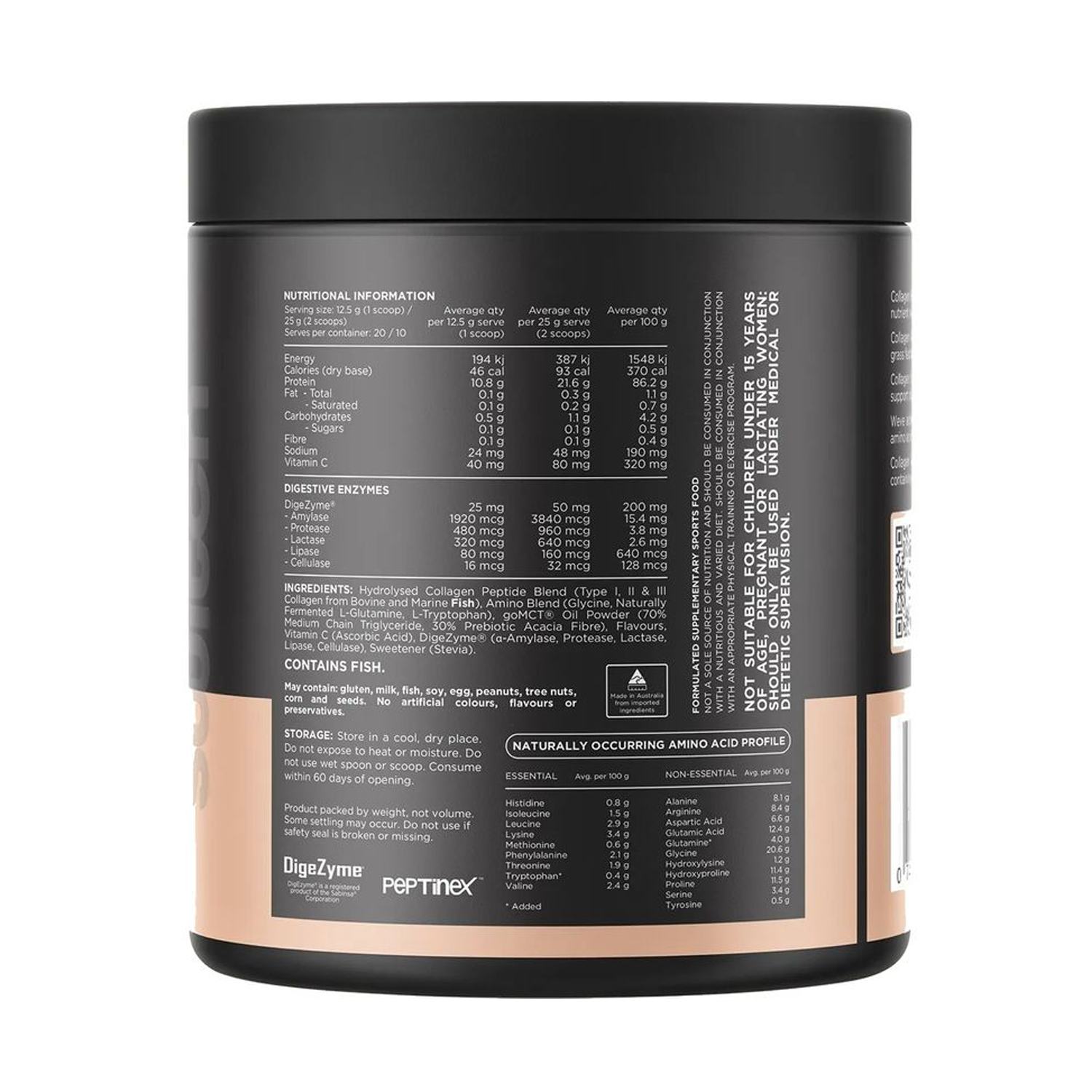 SWITCH COLLAGEN PROTEIN MANGO PINEAPPLE 250G INFORMATION.png