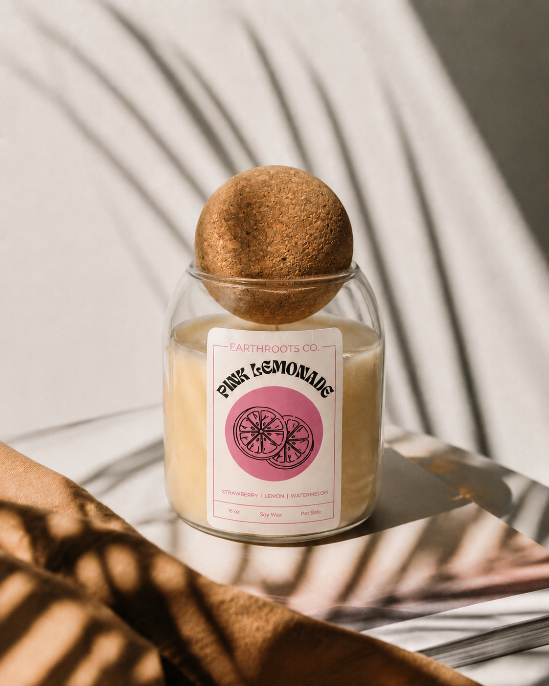 Pink Lemonade Soy Candle