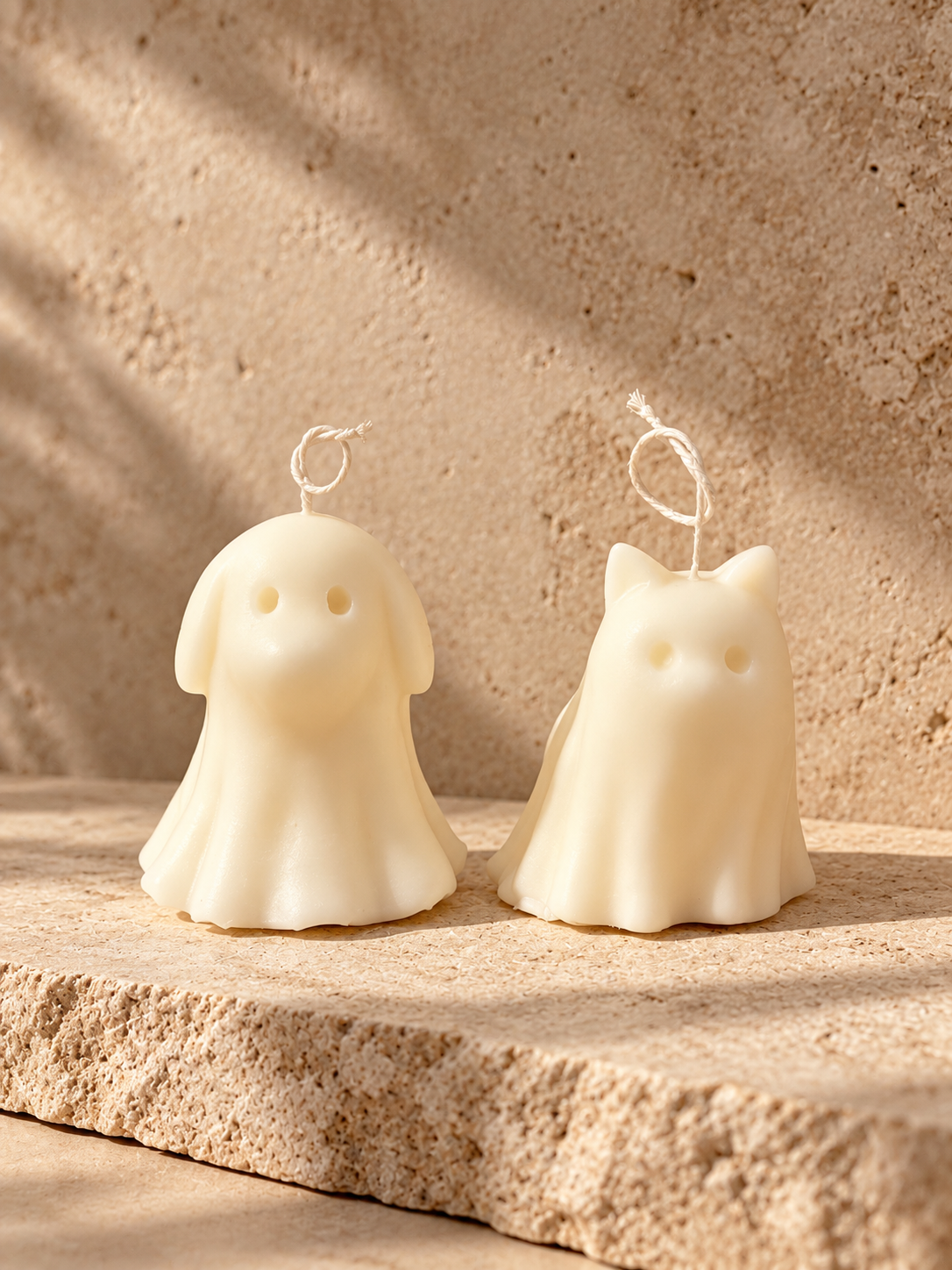 Ghost Pets Sculptural Scentless Soy Candles