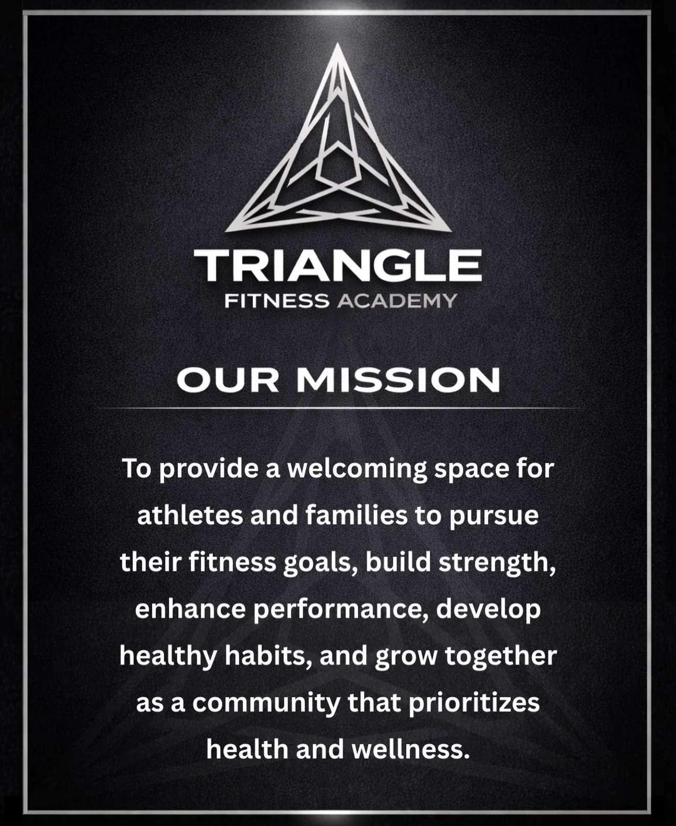 We&rsquo;ve created a space where athletes and families build strength, improve performance, and develop lasting healthy habits together.

#tfa #BuiltFromTheMatUp #TrainWithPurpose