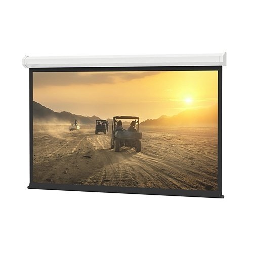Da-Lite 92580LS Cosmopolitan Electric Projection Screen, Ceiling/Wall Mounted Electric Screen, 16:9 HDTV HDTV High Contrast Matte White, 119" Screen, TAA Compliant