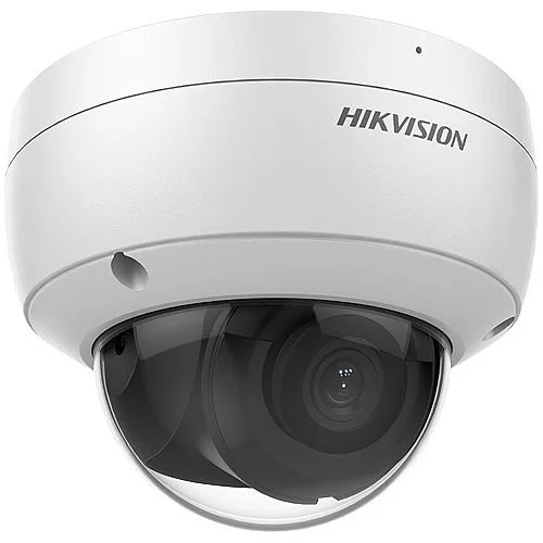 Hikvision AcuSense 4MP Dome IP Camera, 4mm Fixed Lens, White