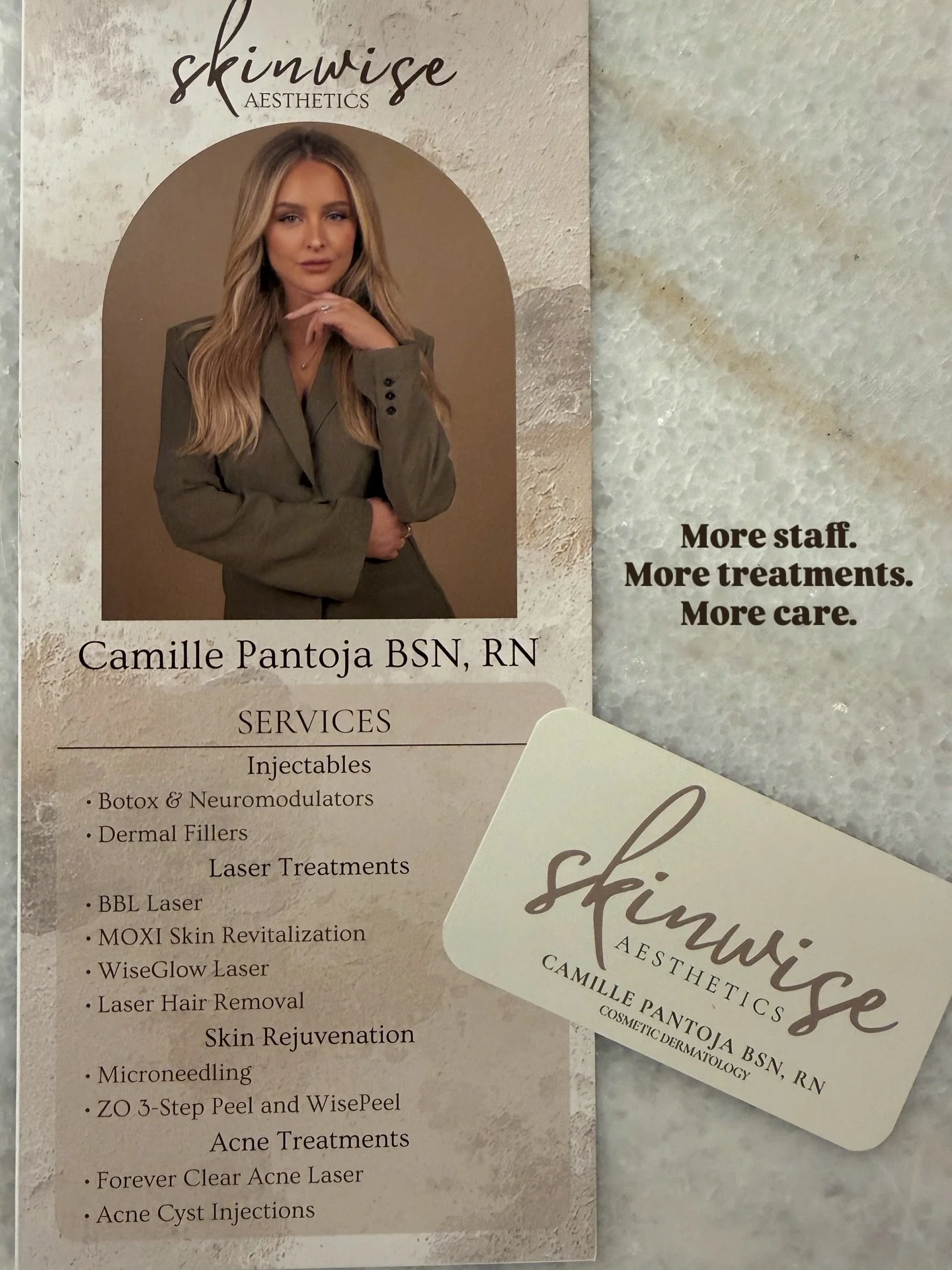Camille Pantoja BSN, RN 🤎
So excited to have you!!!!

#jennifermollerpac #skinwiseaesthetics #team