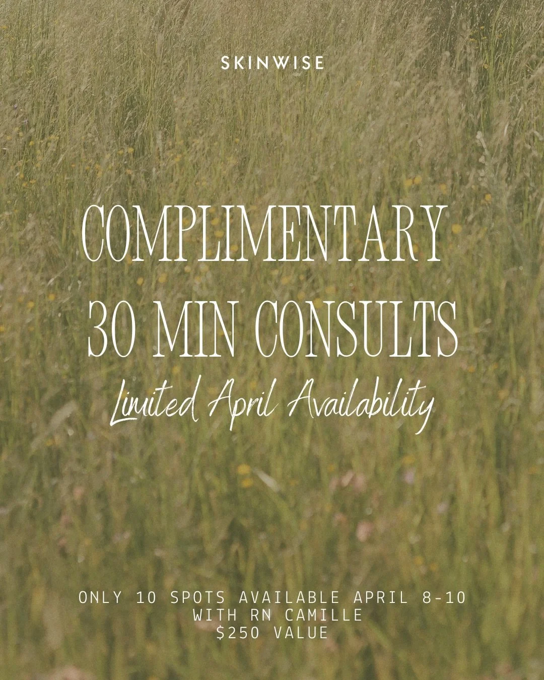 I know how overwhelming aesthetics can feel&mdash;
where do you even start?

That&rsquo;s exactly why we&rsquo;re offering this.

Nurse Camille will sit down with you (in person or FaceTime) and walk you through:
what you actually need, what you don&