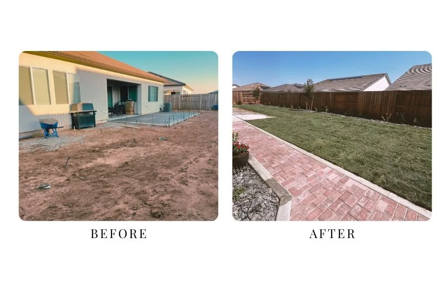 Rangel Landscaping project: Complete Backyard Build