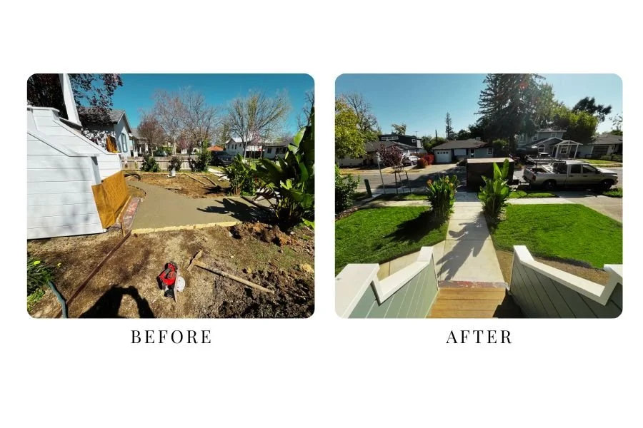 Rangel Landscaping project: Complete Front Yard Build