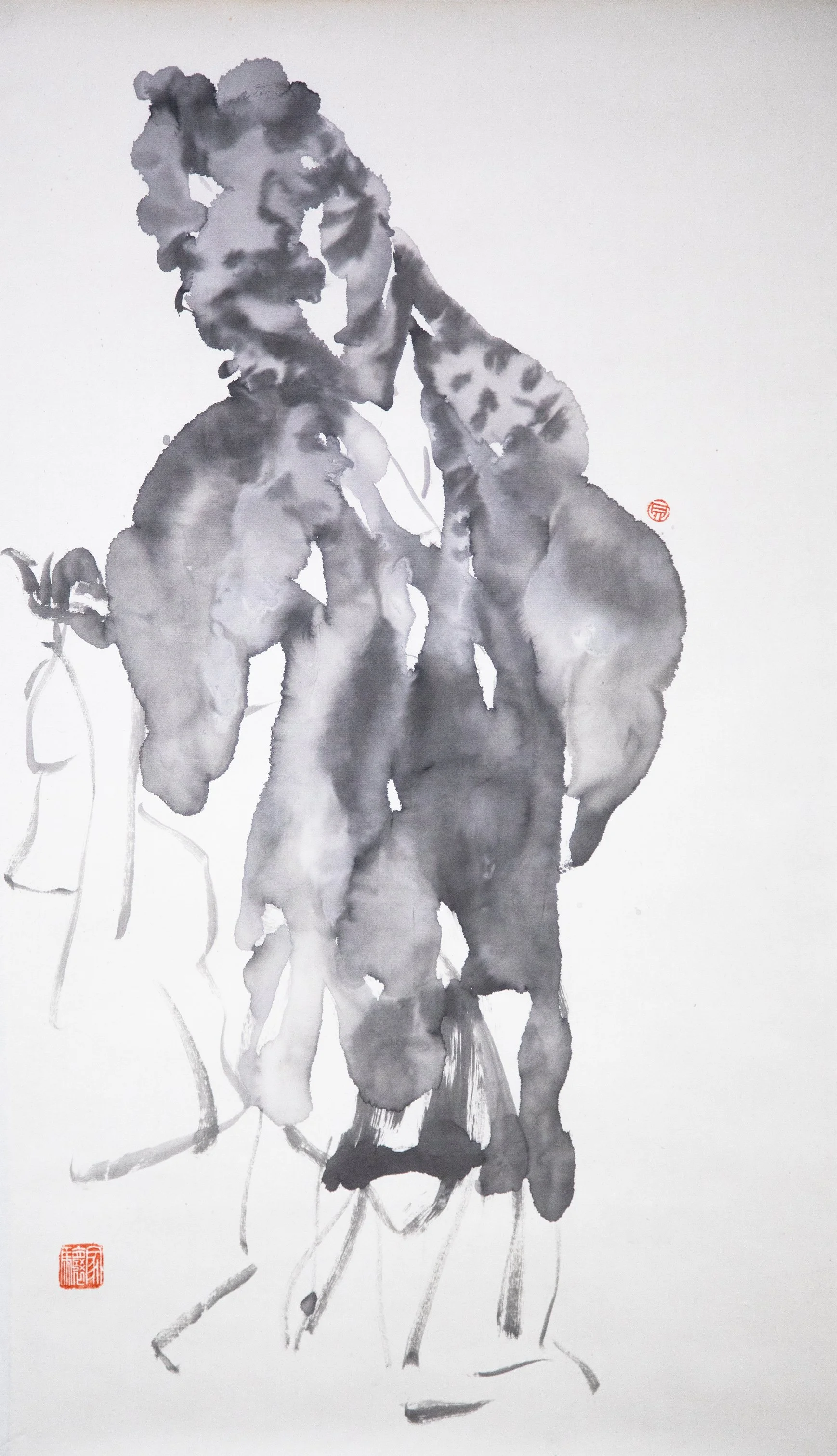 贝家骧 戏曲人物06 Opera Figure 06 纸本水墨 46×80cm 2024.jpg