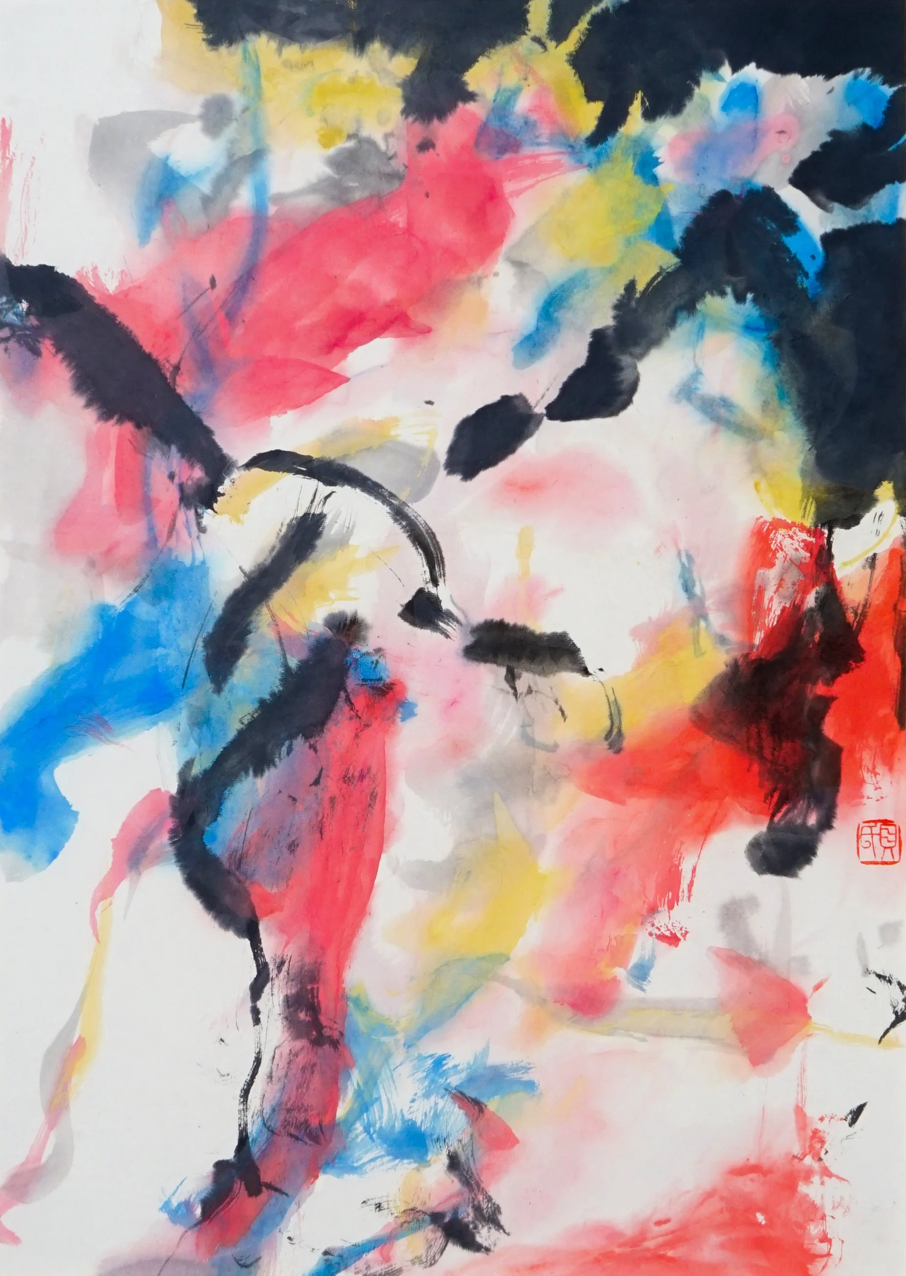 贝家骧 墨韵玄象系列07 Oriental Abstract 07 纸本水墨 49×69cm 2025.jpg