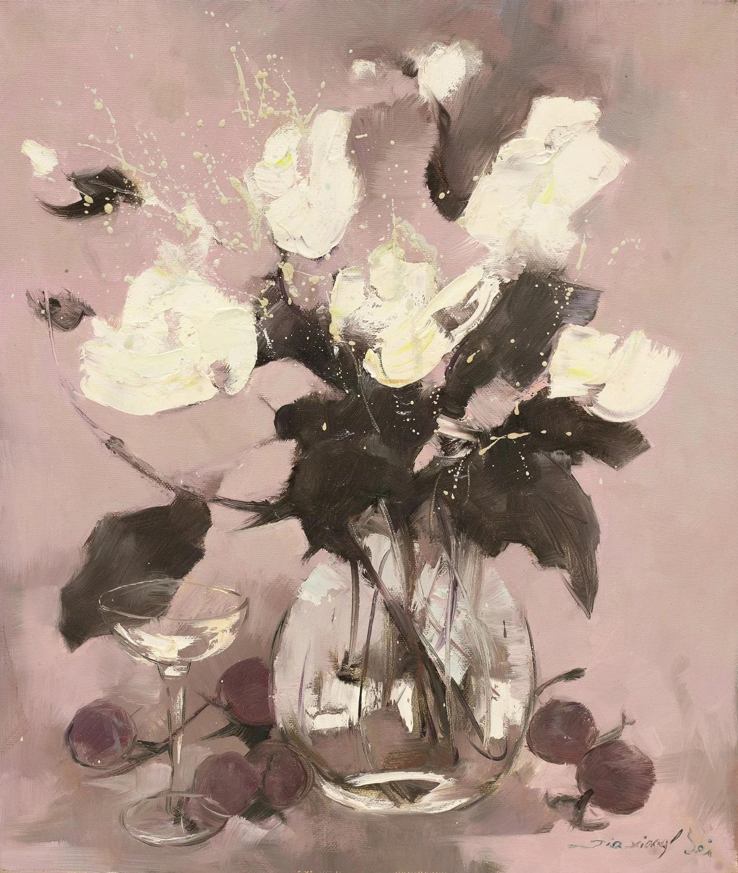贝家骧 恬静 Hush 布面油画 38×45cm 2015.jpg