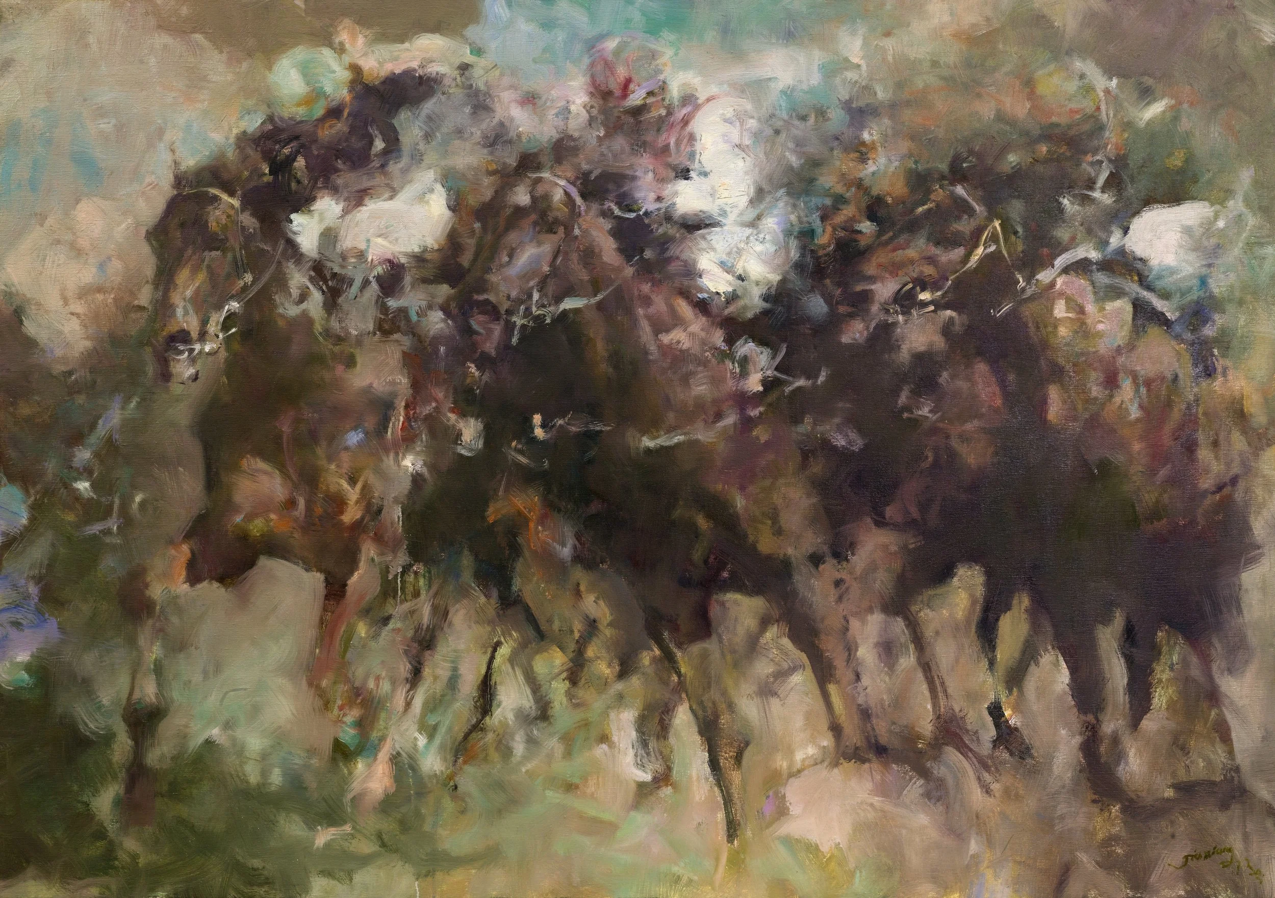 贝家骧 同心 Unity 布面油画 153×108cm 2017.jpg