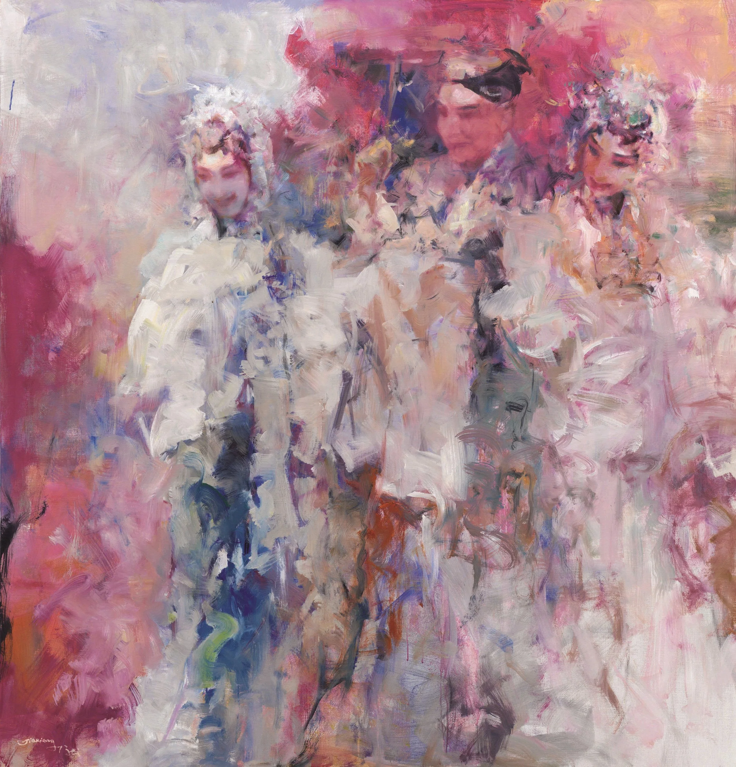 贝家骧 良辰美景 A Moment of Bliss 布面油画 165×172cm 2018.jpg