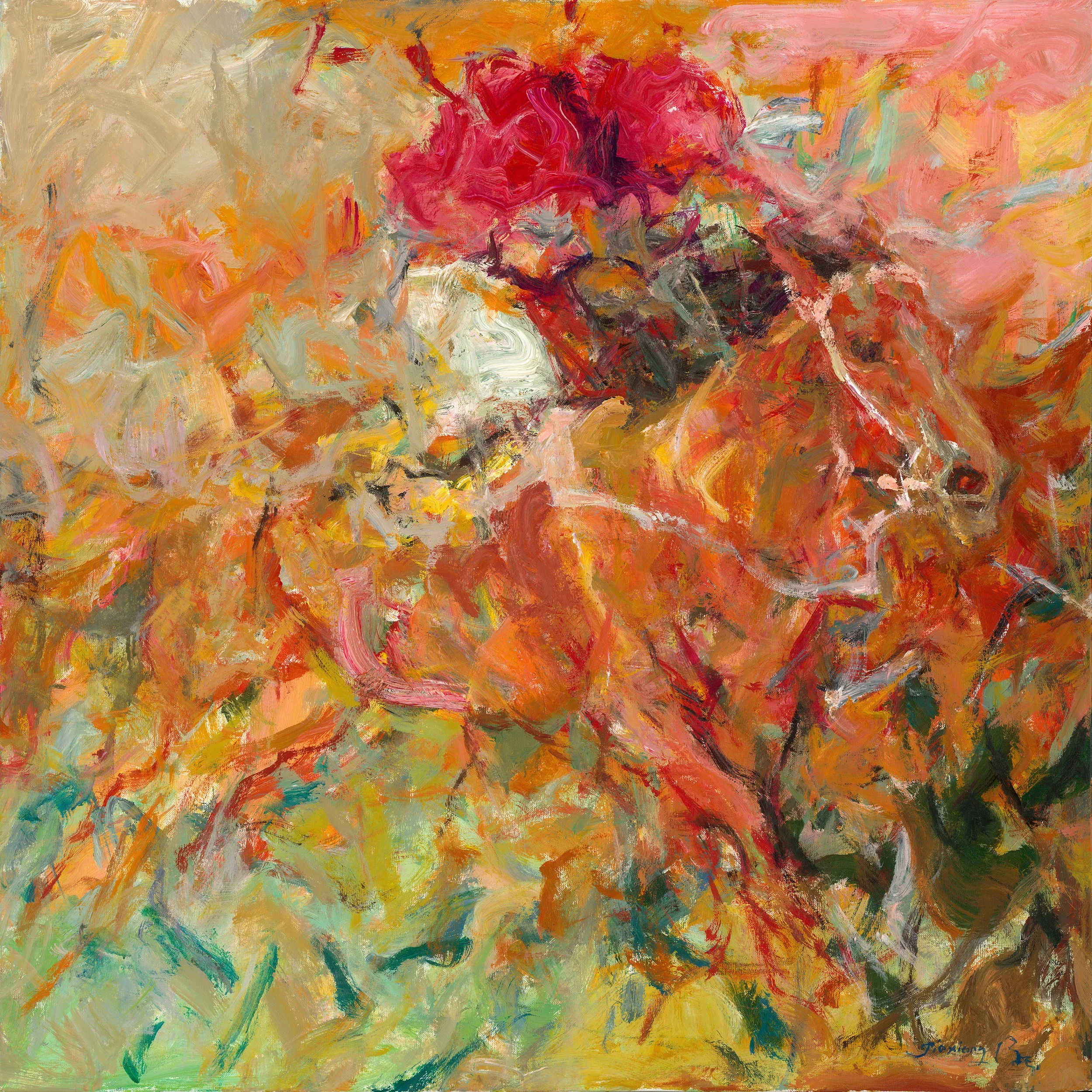 贝家骧 凌风 Riding Wind 布面油画 100×100cm 2025.jpg