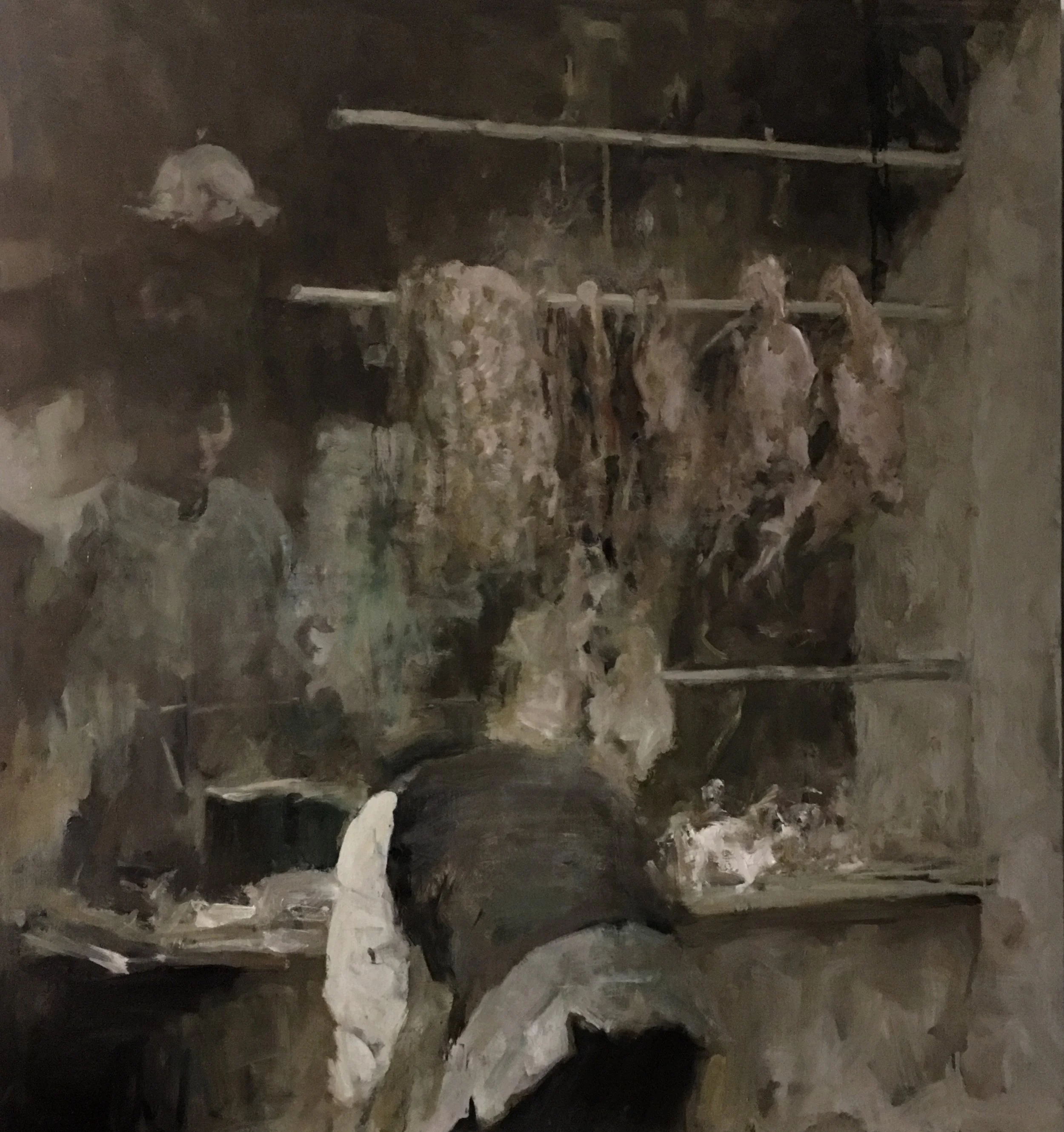 贝家骧 转角子 Street Corner 布面油画 126×134cm 2019.jpg
