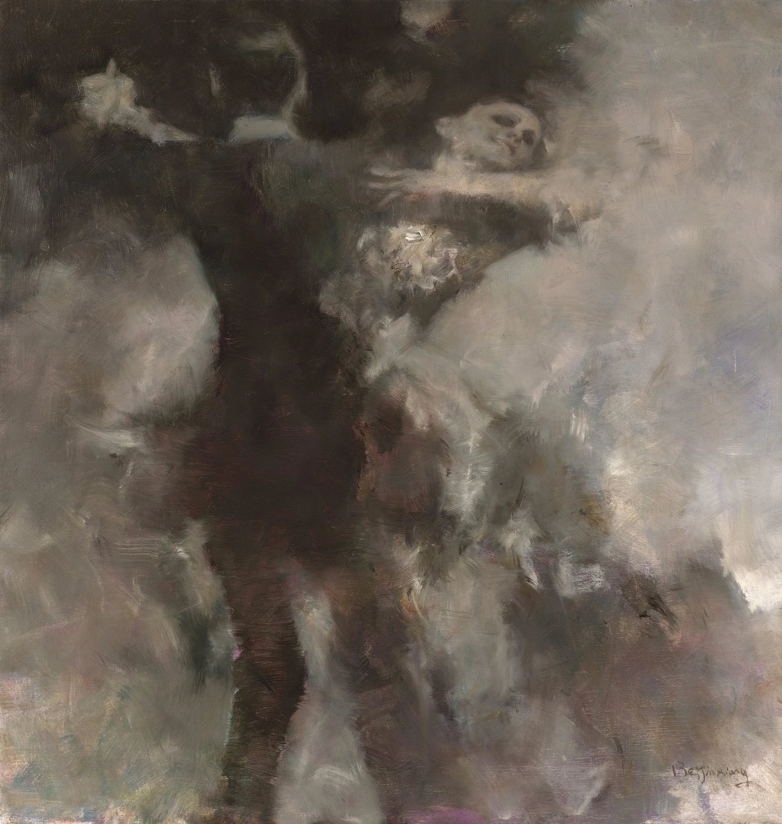 贝家骧 翩跹03 Airy Steps 03 布面油画 95×100cm 2016.jpg