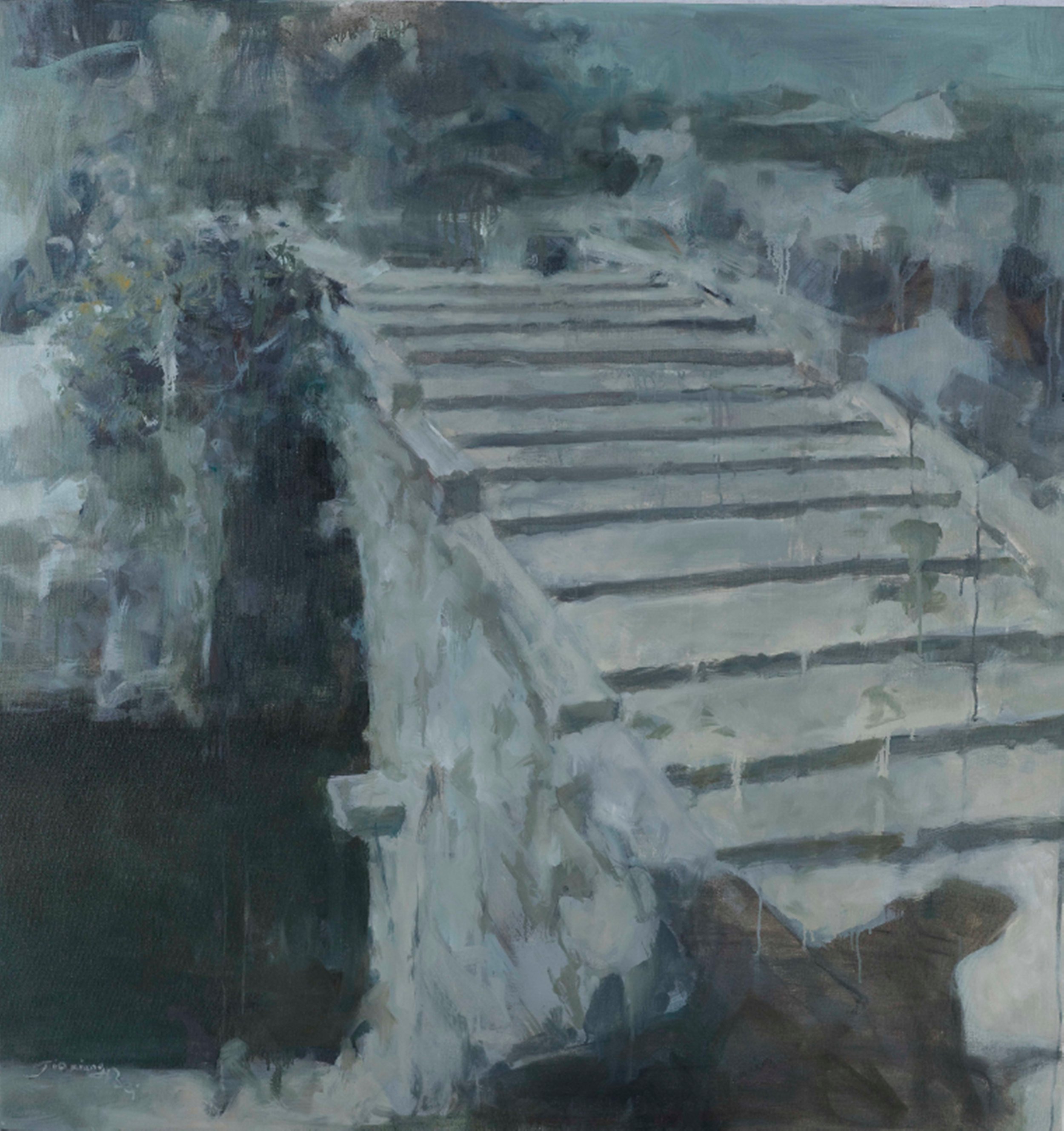 贝家骧 水乡10 Rivertown 10 布面油画 126×134cm 2019.jpg