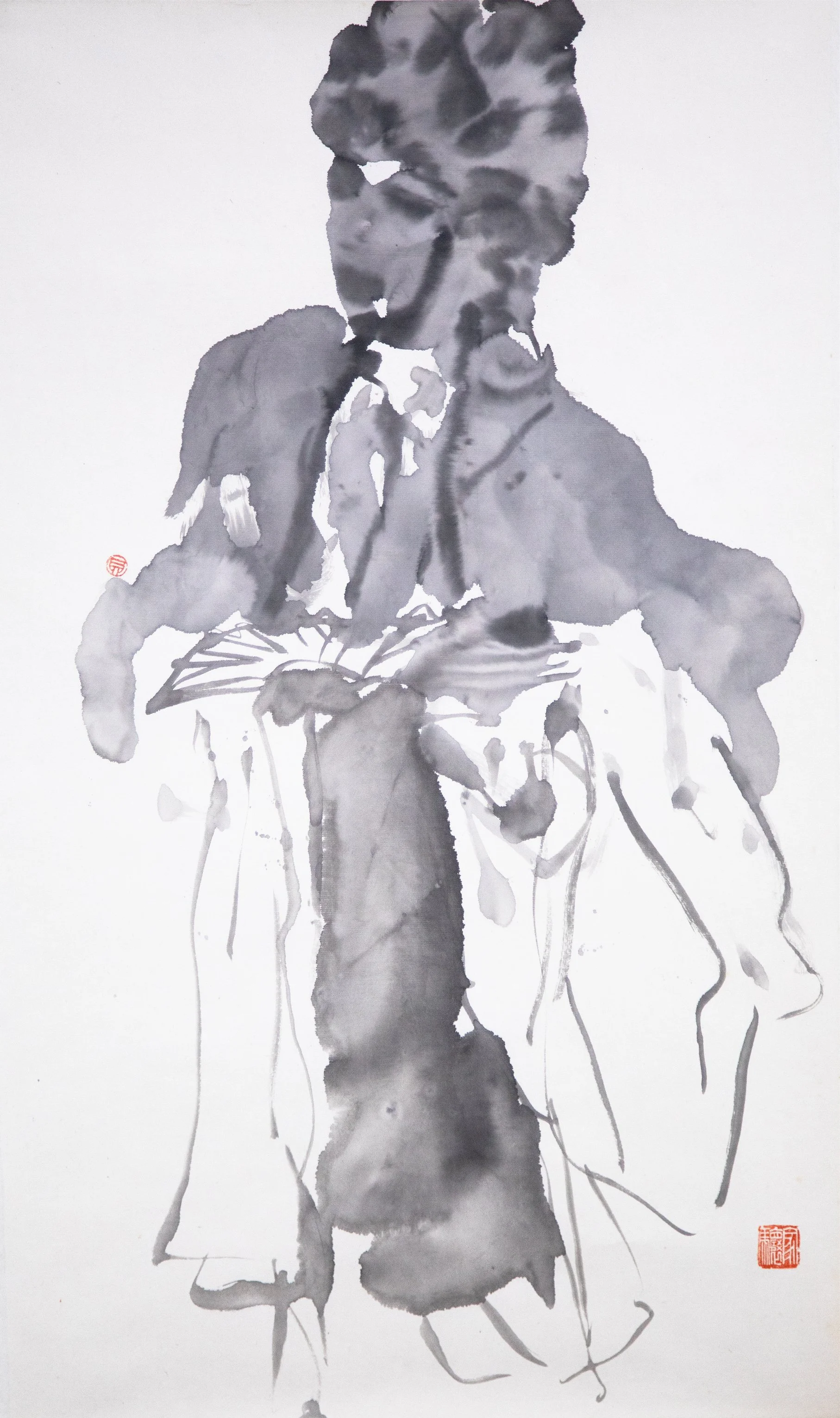贝家骧 戏曲人物05 Opera Figure 05 纸本水墨 48×81cm 2024.jpg
