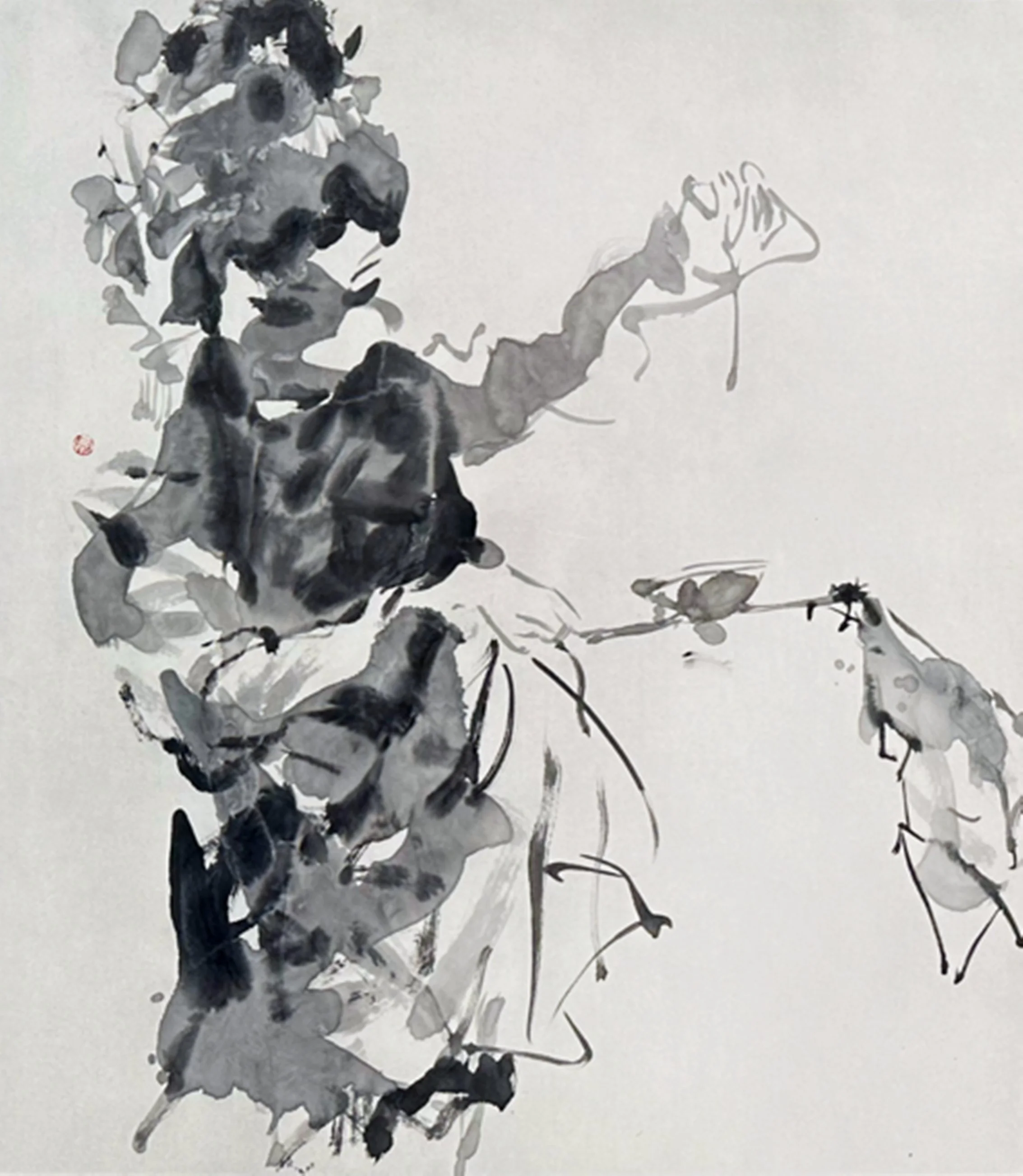 贝家骧 戏曲人物10 Opera Figure 10 纸本水墨 60×69cm 2024.jpg