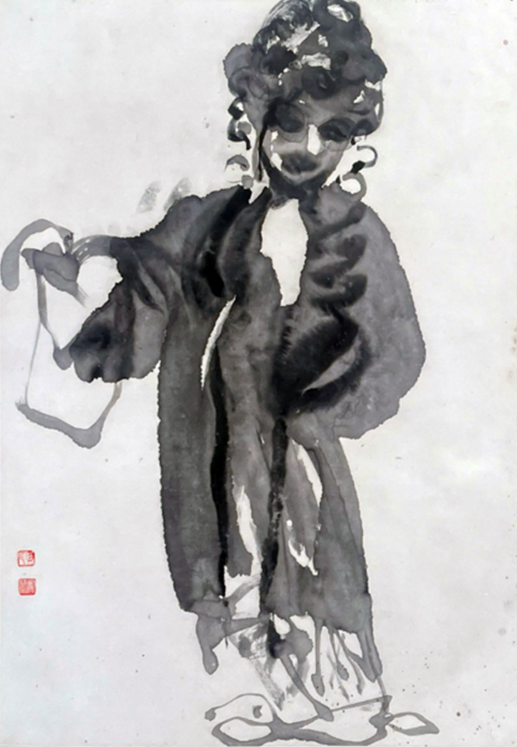 非对外展示 贝家骧 戏曲人物08 Opera Figure 08 纸本水墨 45×65cm 2024.jpg
