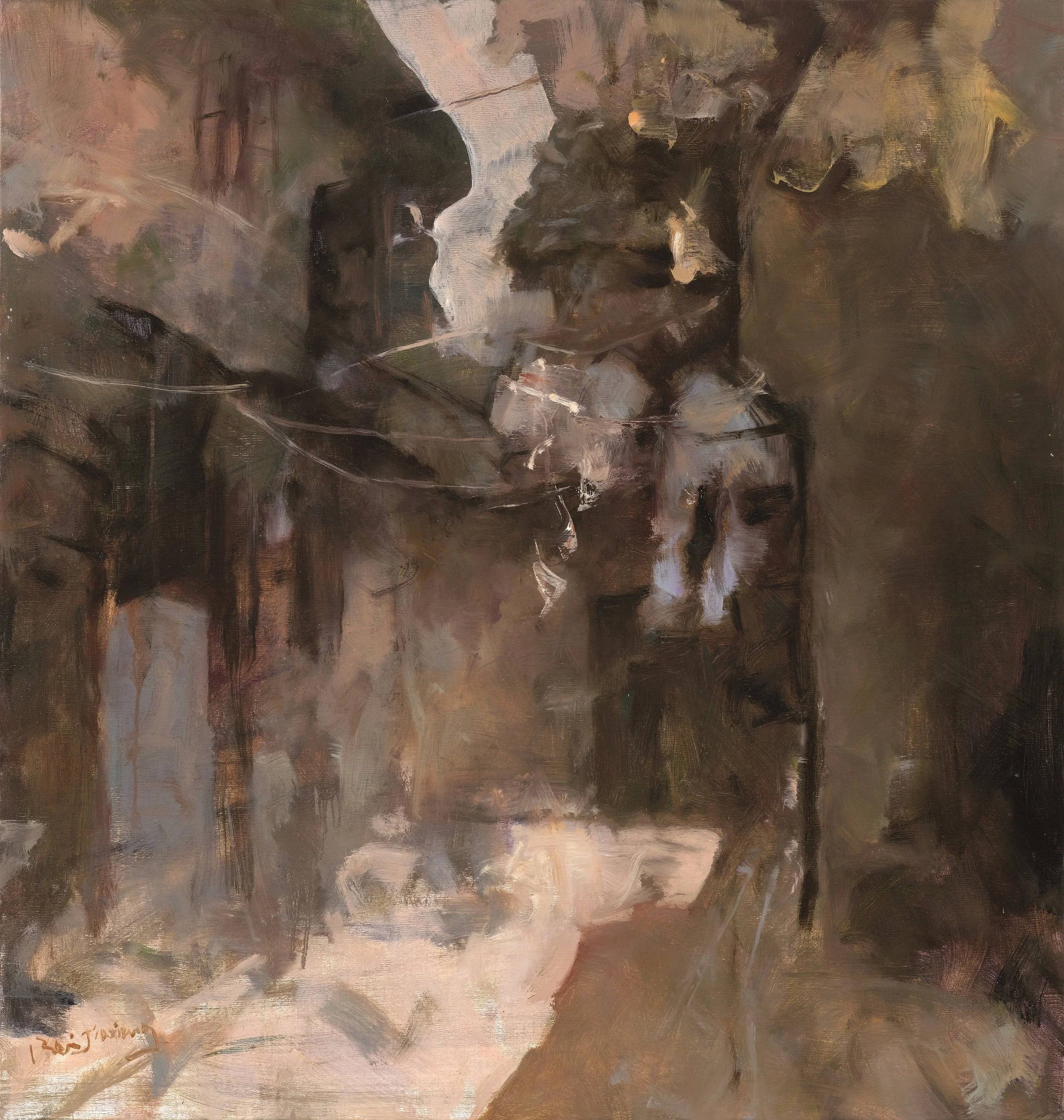 贝家骧 祥康里 Xiangkang Alley 布面油画 95×100cm 2016.jpg
