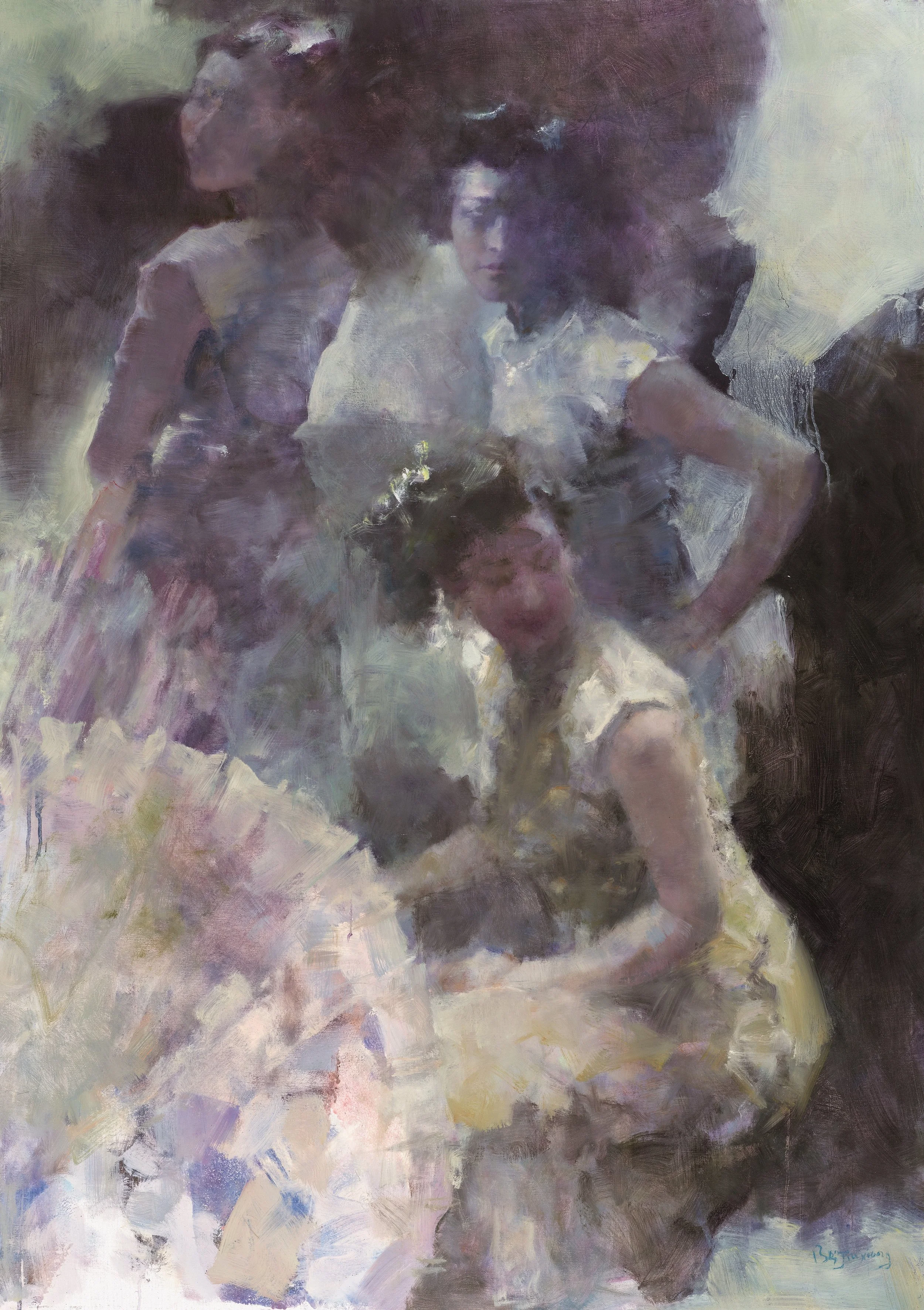 贝家骧 沪语系列一-丁香 Shanghai Dialect 1- Lilac Frost 布面油画 108×153cm 2016.jpg