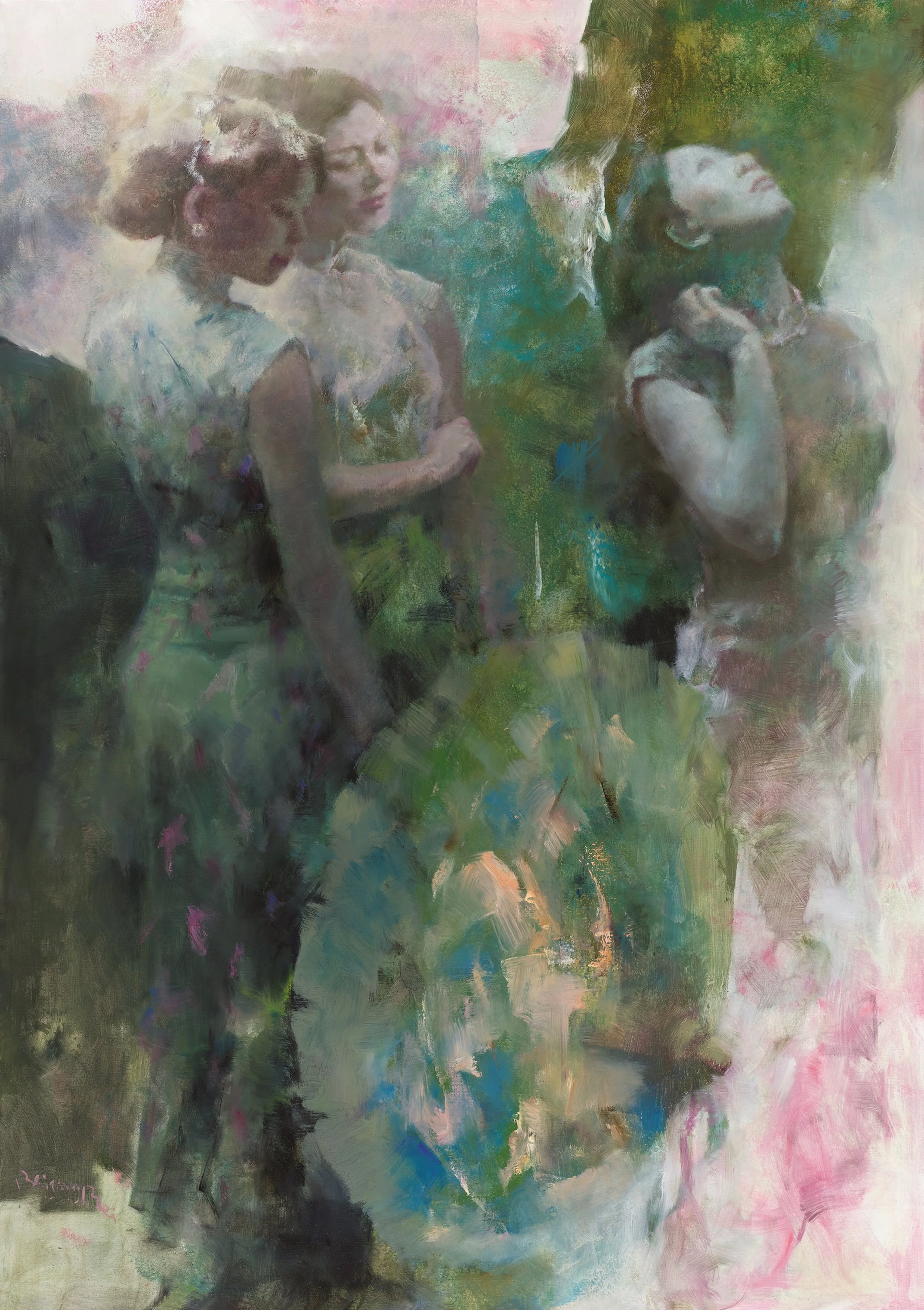贝家骧 沪语系列一-苔藓 Shanghai Dialect 1- Moss 布面油画 108×153cm 2016.jpg