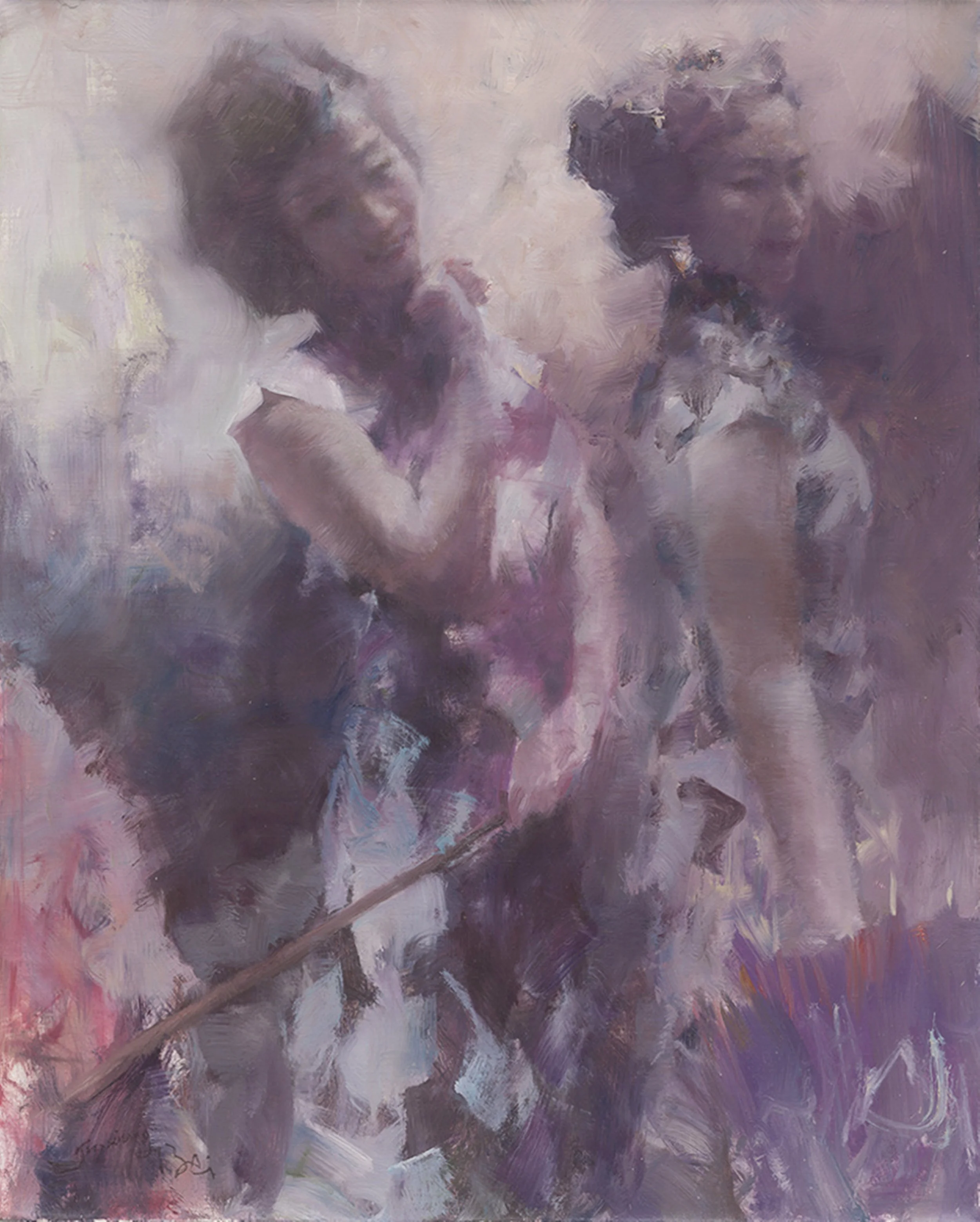 贝家骧 沪语系列二-向隅   Shanghai Dialect 2-The Unseen Corner 布面油画 73×91cm 2017.jpg