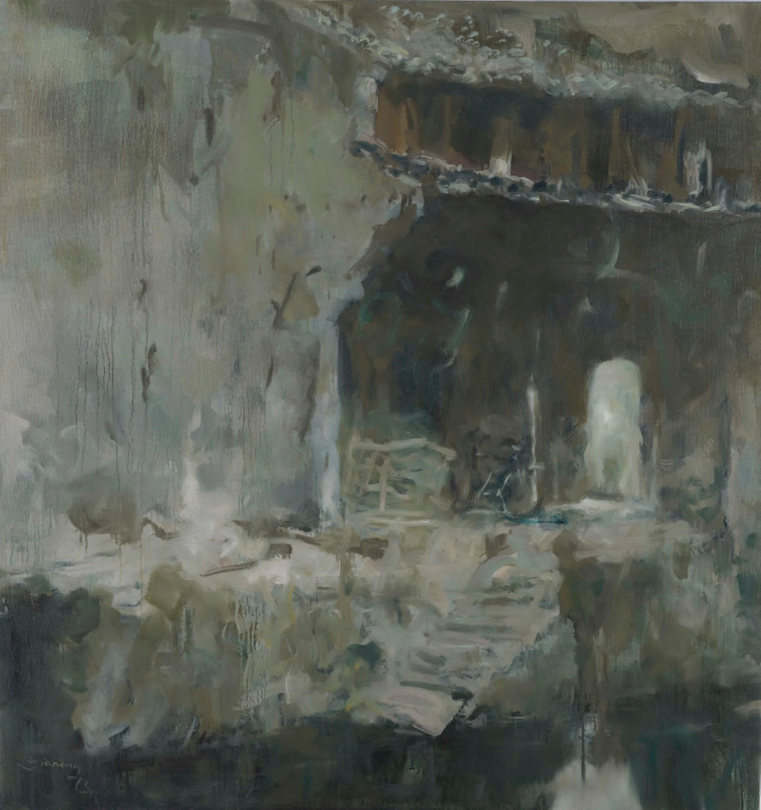 贝家骧 水乡05 Rivertown 05 布面油画 126×134cm 2019.jpg