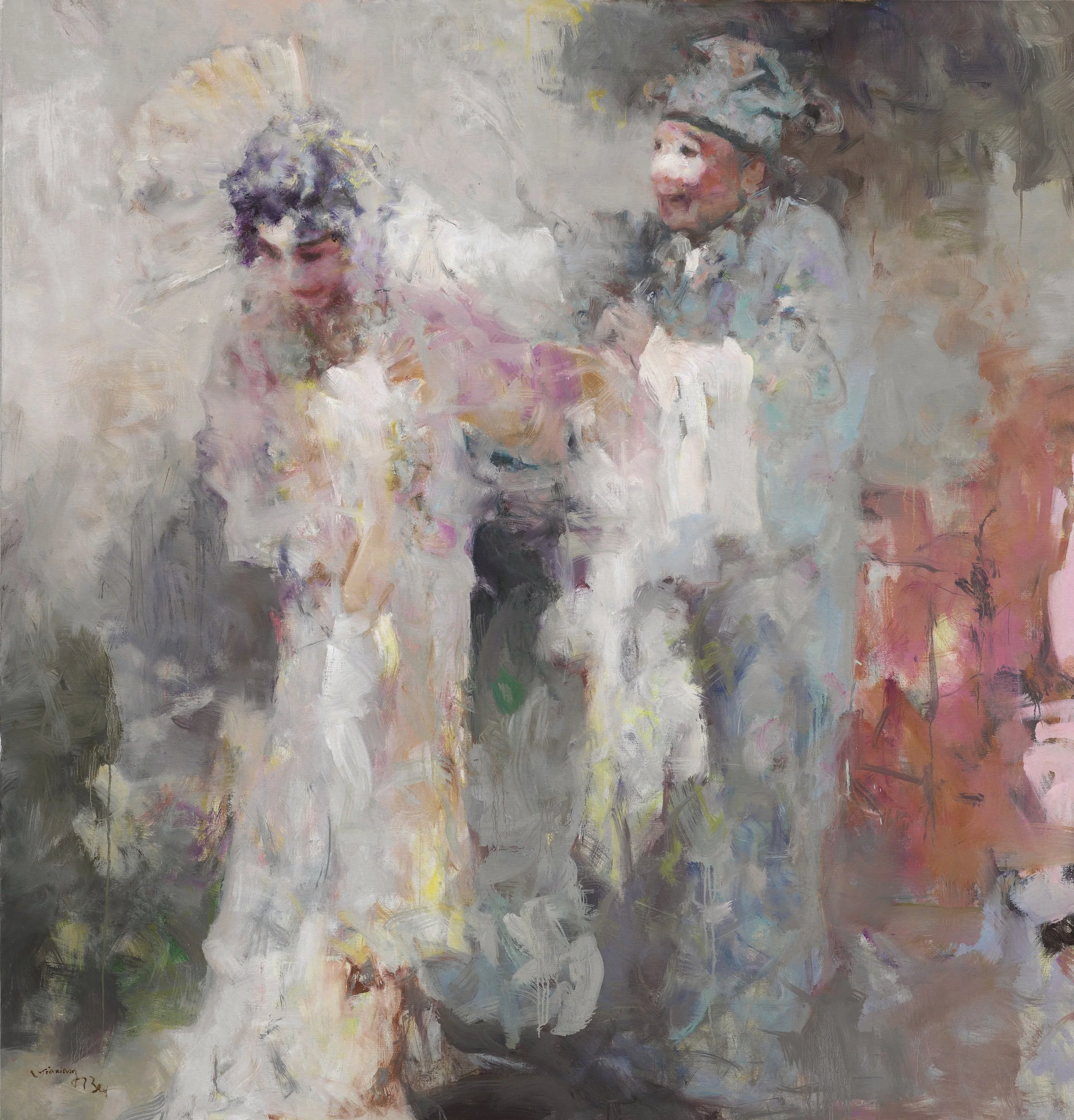 贝家骧 过场 Interlude 布面油画 165×172cm 2018.jpg