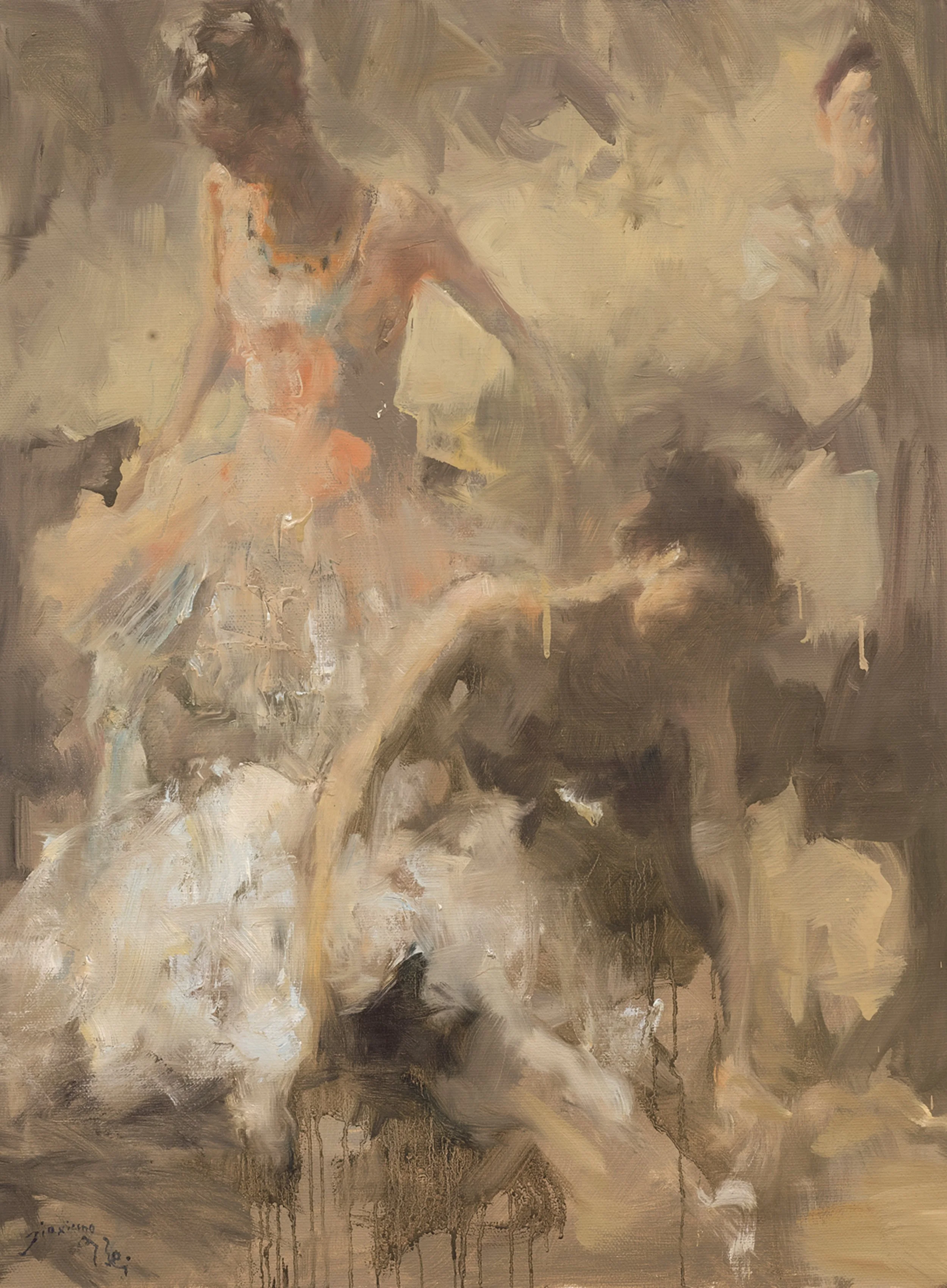 贝家骧 剪影 Silhouette 布面油画 75×102cm 2014.jpg