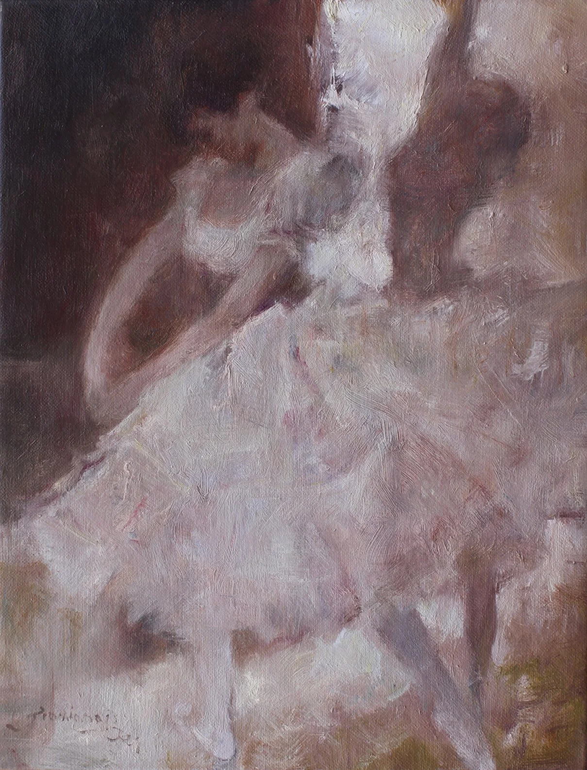 贝家骧 年少的梦 Young Dream 布面油画 32×42cm 2015.JPG