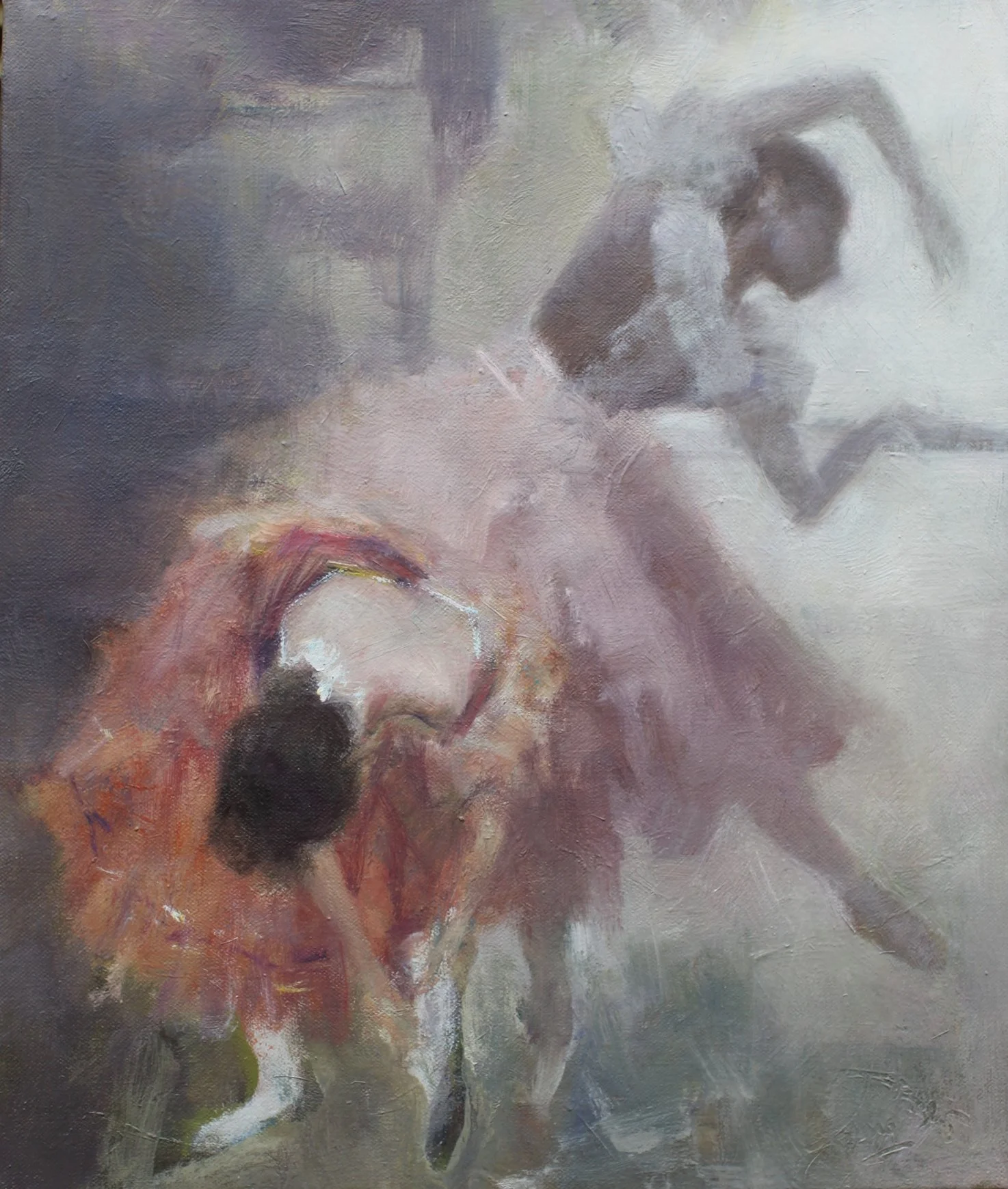 贝家骧 瑰色  Rosary 布面油画 39×46cm 2015.JPG