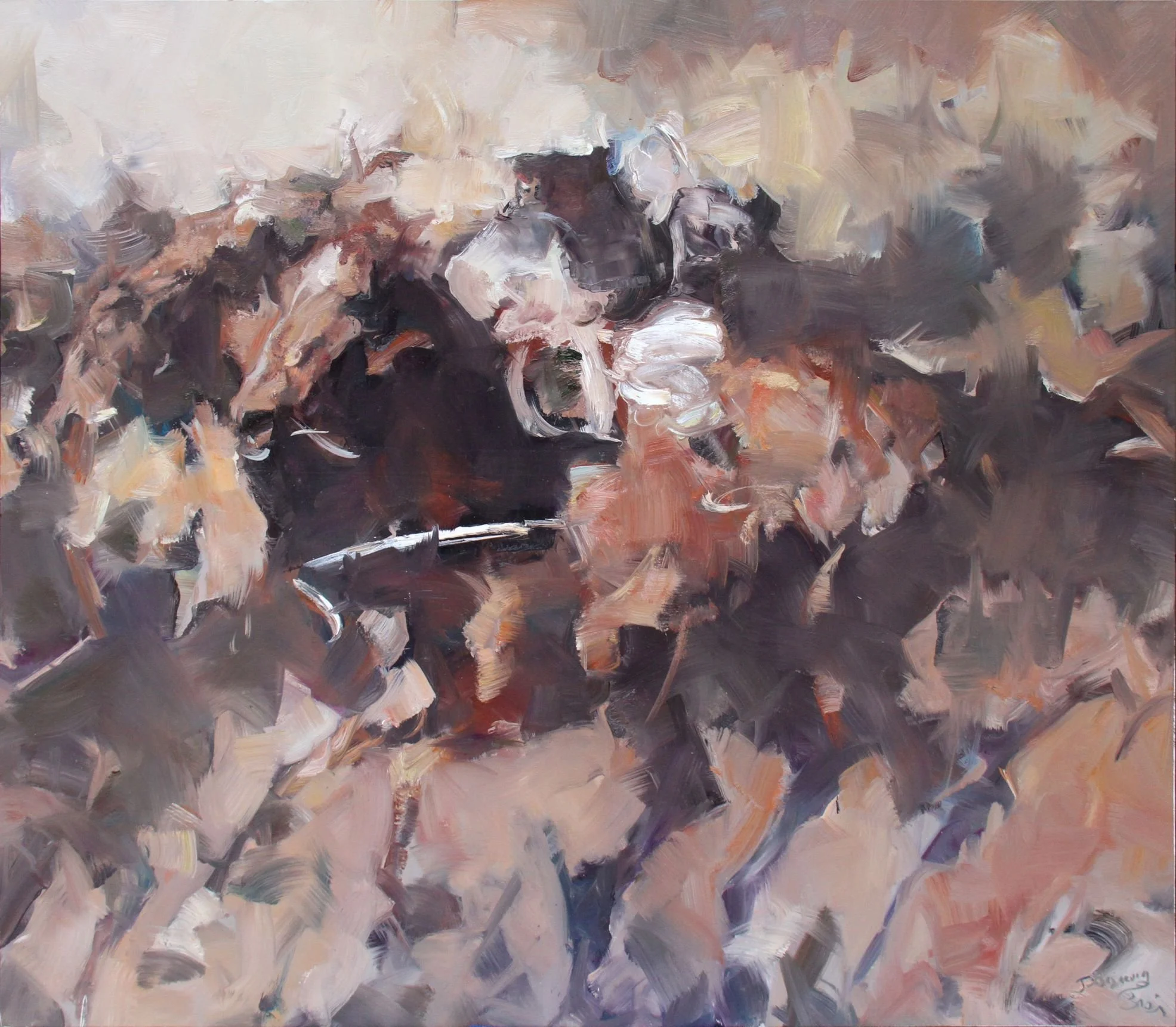 贝家骧 争分夺秒 Against Time 布面油画 158×138cm 2014—resized.jpg