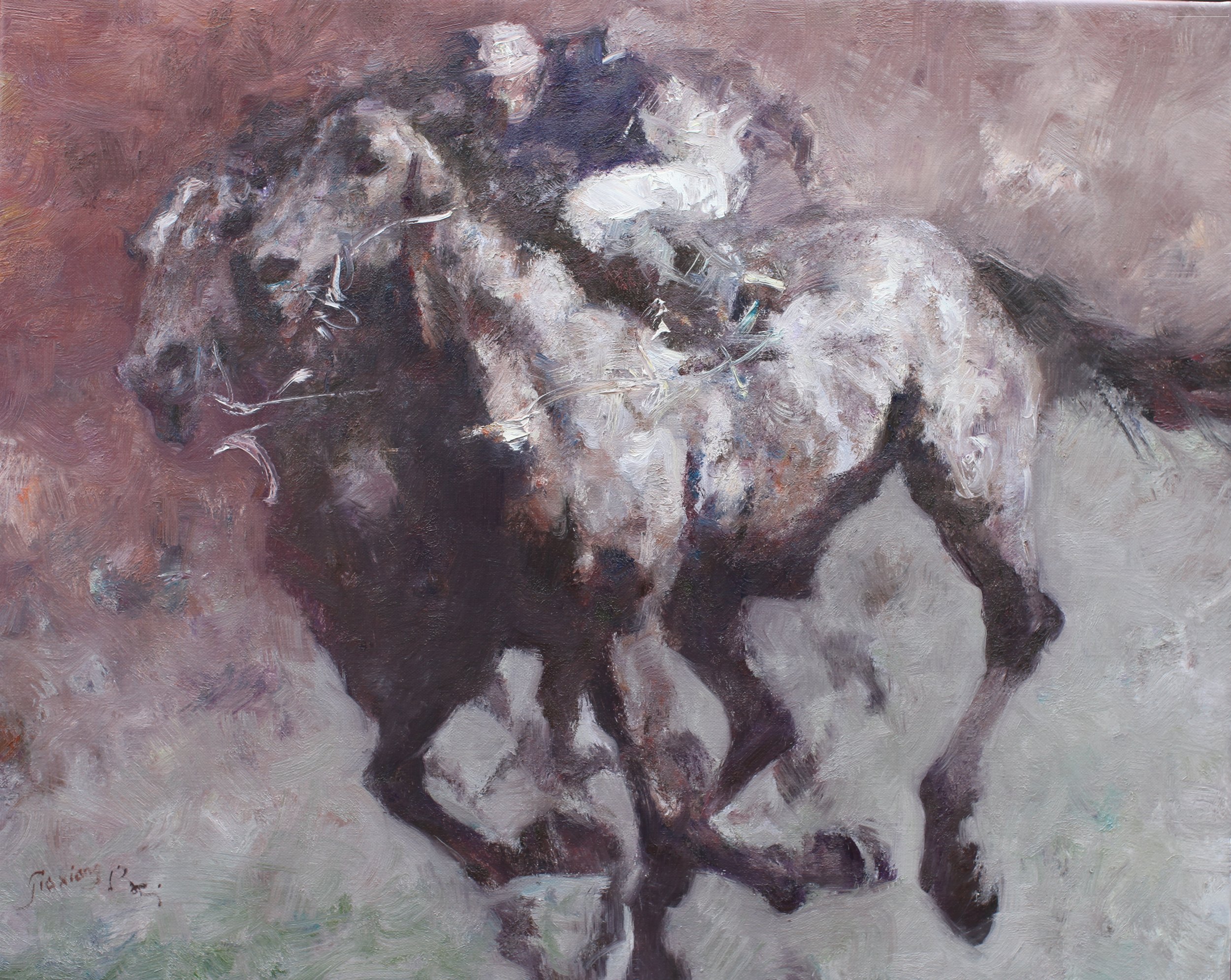 Galloping as Wind