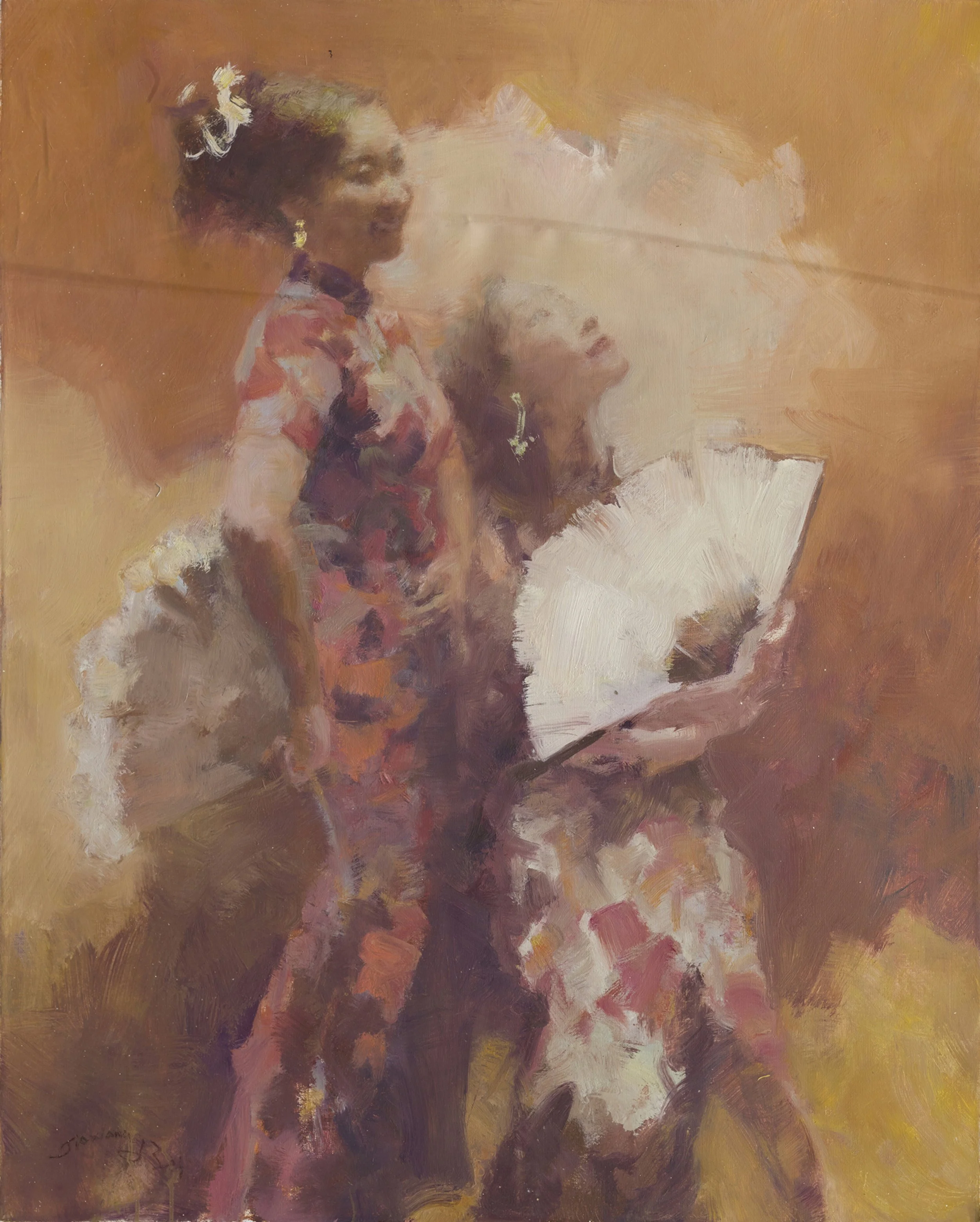贝家骧 沪语系列二-风华 Shanghai Dialect 2-Radiance 布面油画 73×91cm 2017.jpg
