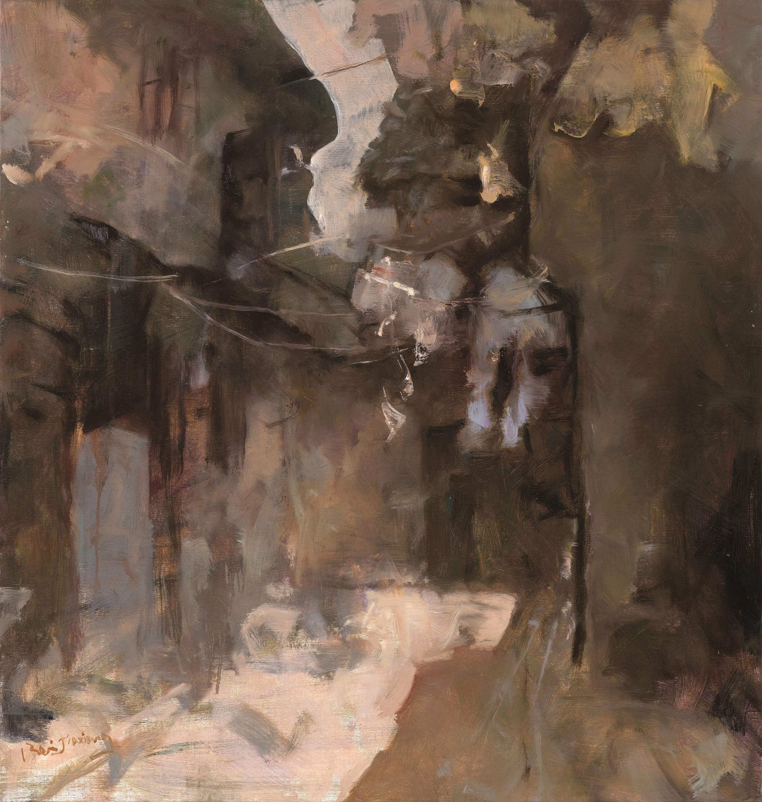 贝家骧 祥康里 Xiangkang Alley 布面油画 95×100cm 2016.jpg