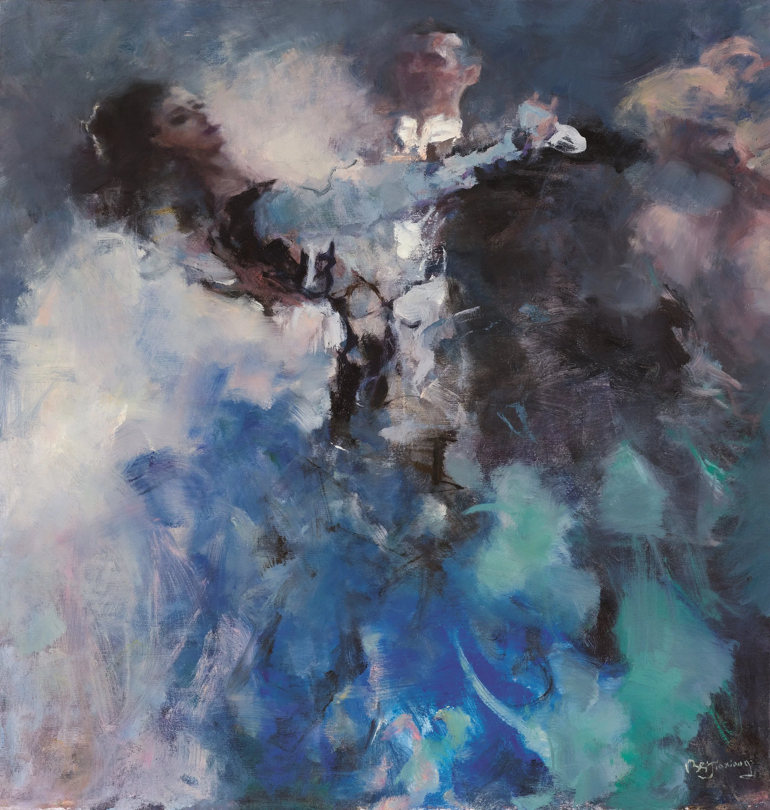 贝家骧 翩跹05 Airy Steps 05 布面油画 95×100cm 2016.jpg