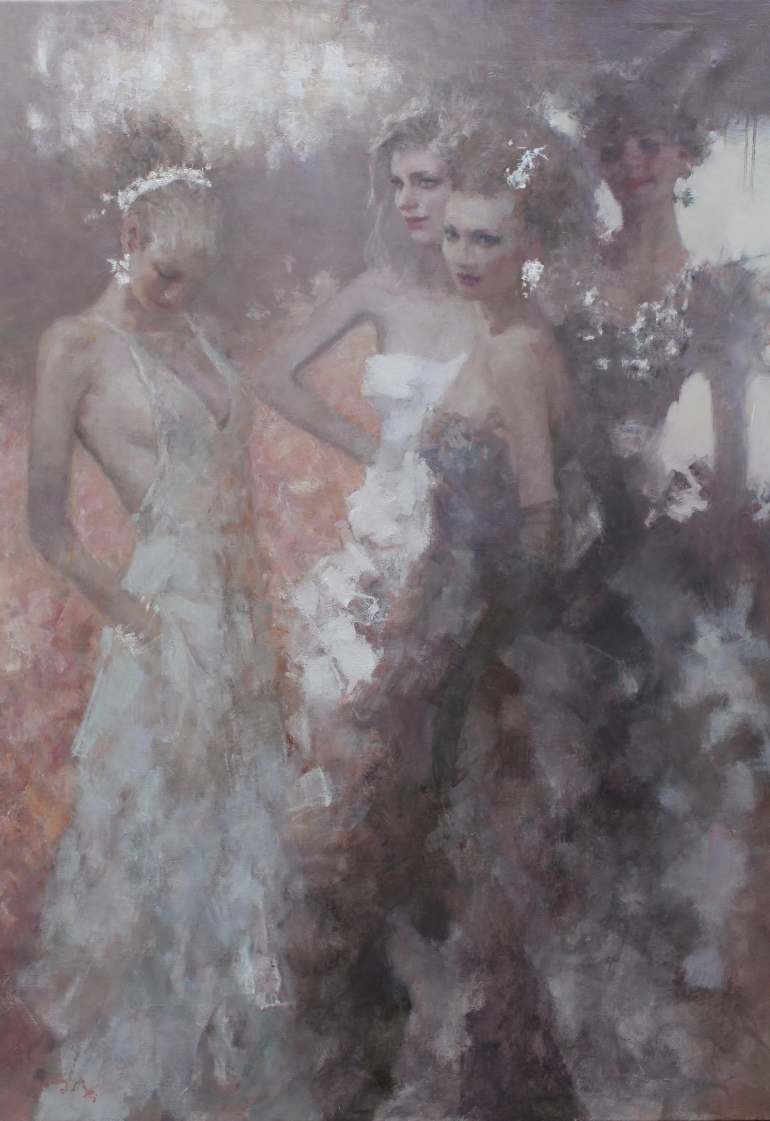 贝家骧 夜宴 Soirée 布面油画 112×163cm 2015.JPG