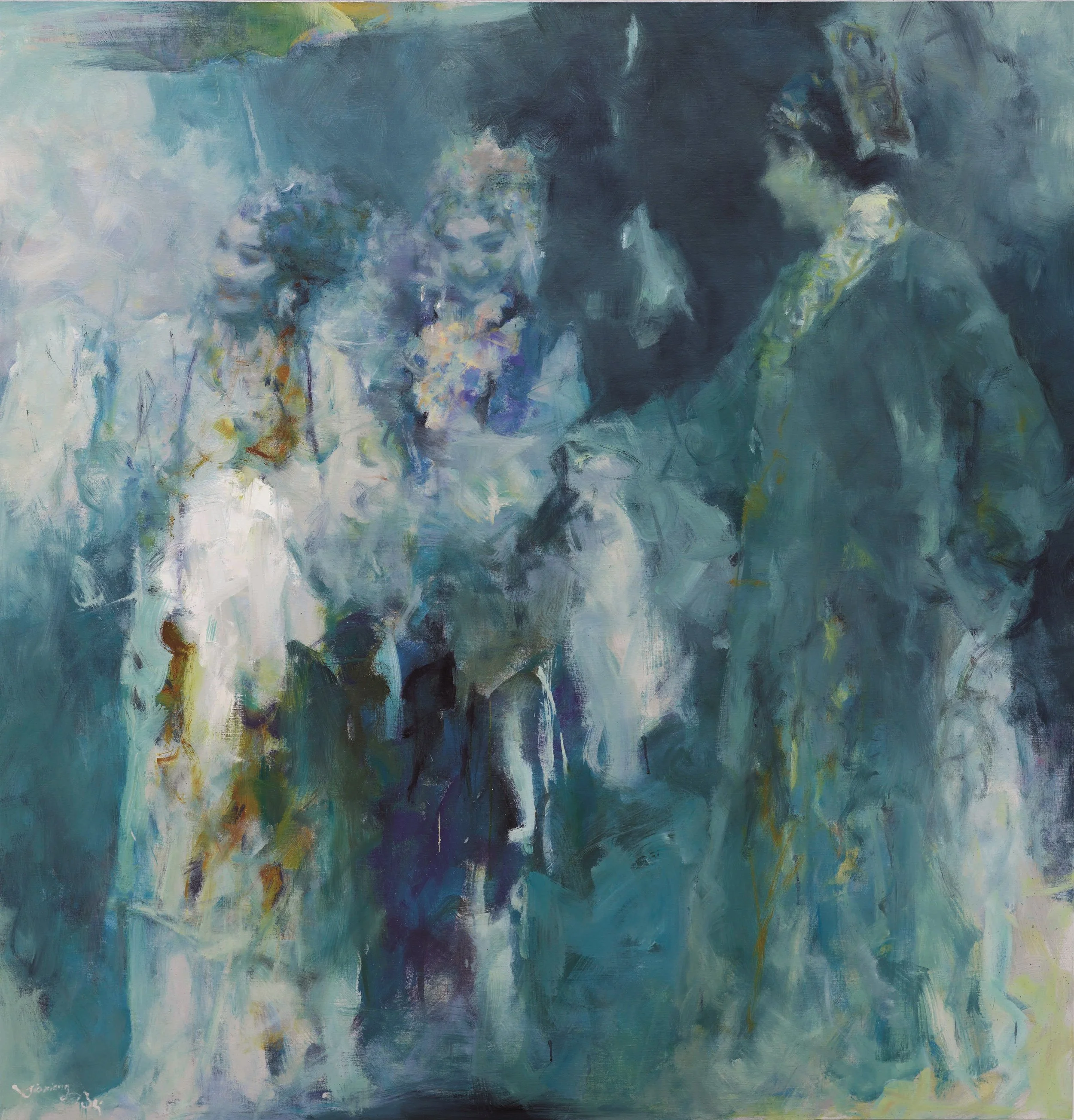 贝家骧 雨丝风片 Misty Memory 布面油画 165×172cm 2018.jpg