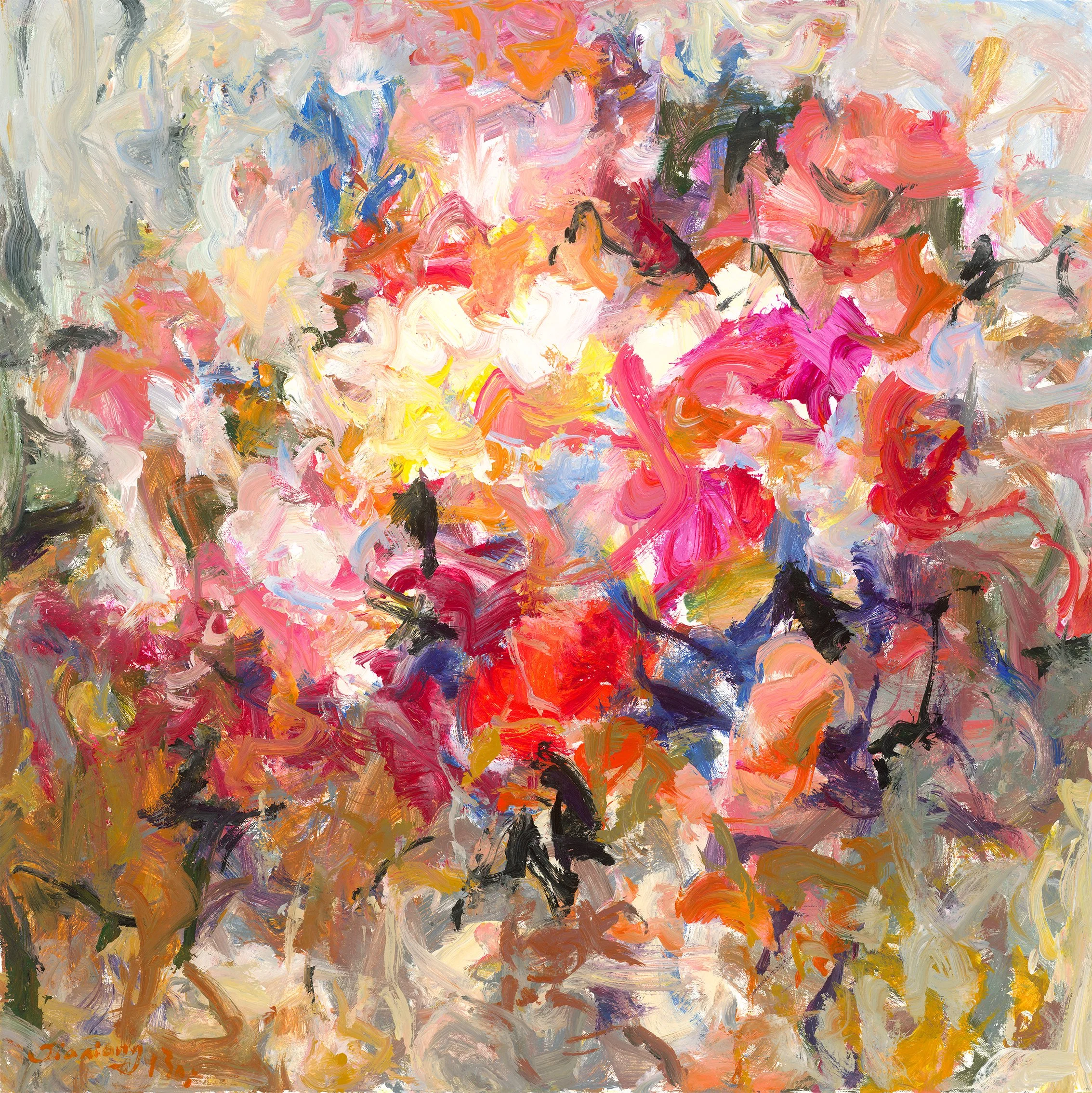 浮光柔语 布面油画 80×80cm 2025.jpg